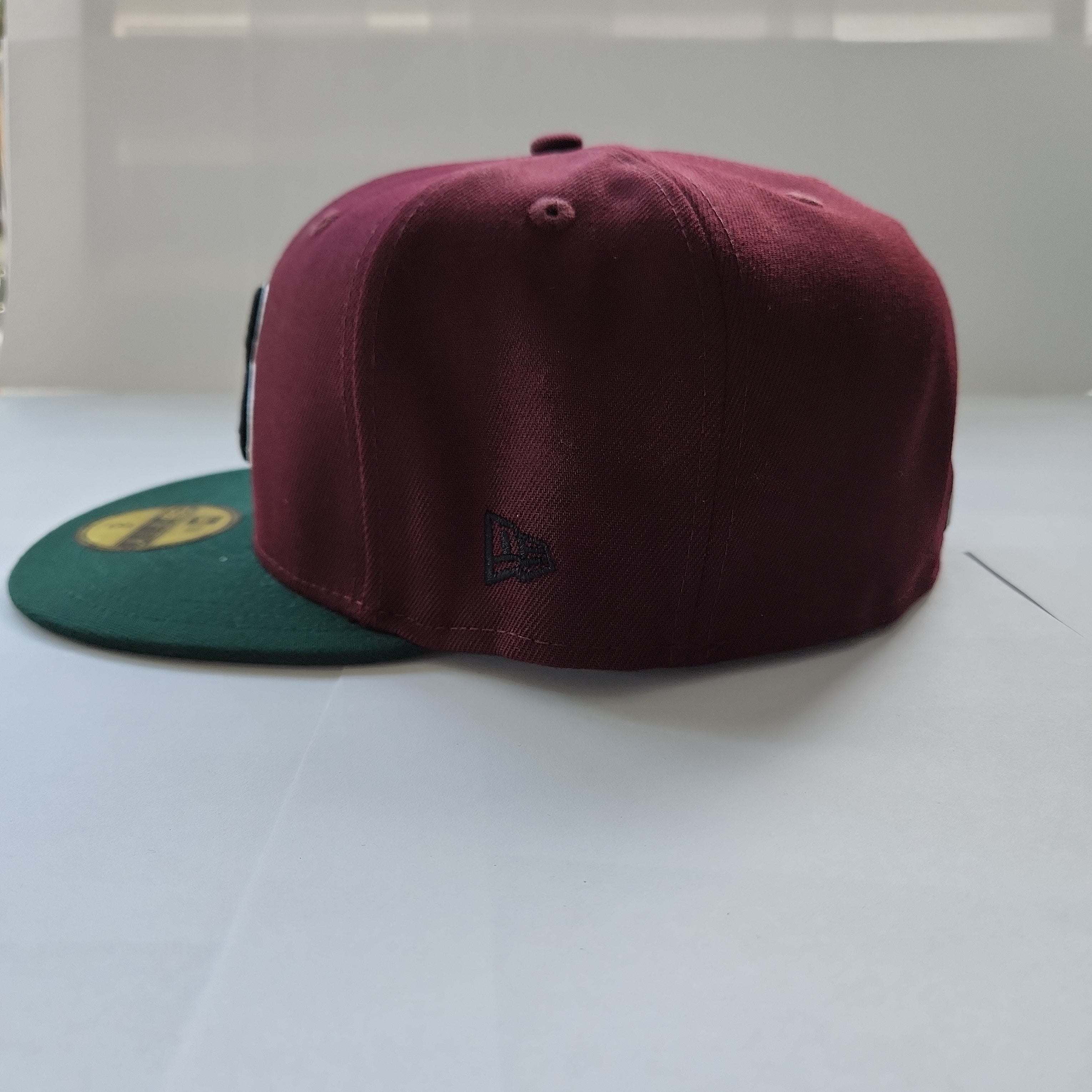 Casquette ajustée Cooperstown pour homme MLB New Era 59Fifty 1982 All Star Game Bordeaux/Vert des Expos de Montréal