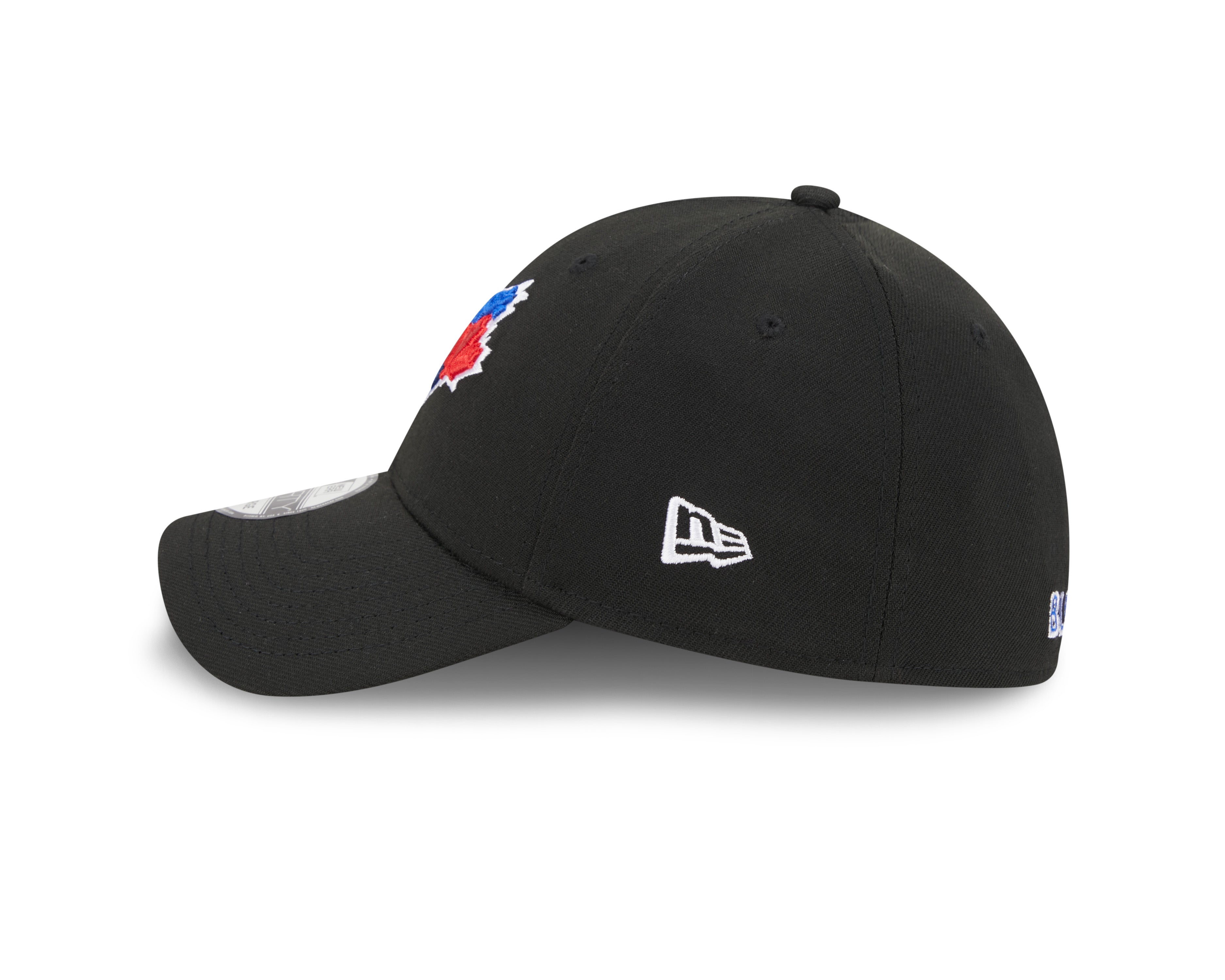 Toronto Blue Jays MLB New Era Men's Black 39Thirty Team Classic Stretch Fit Hat