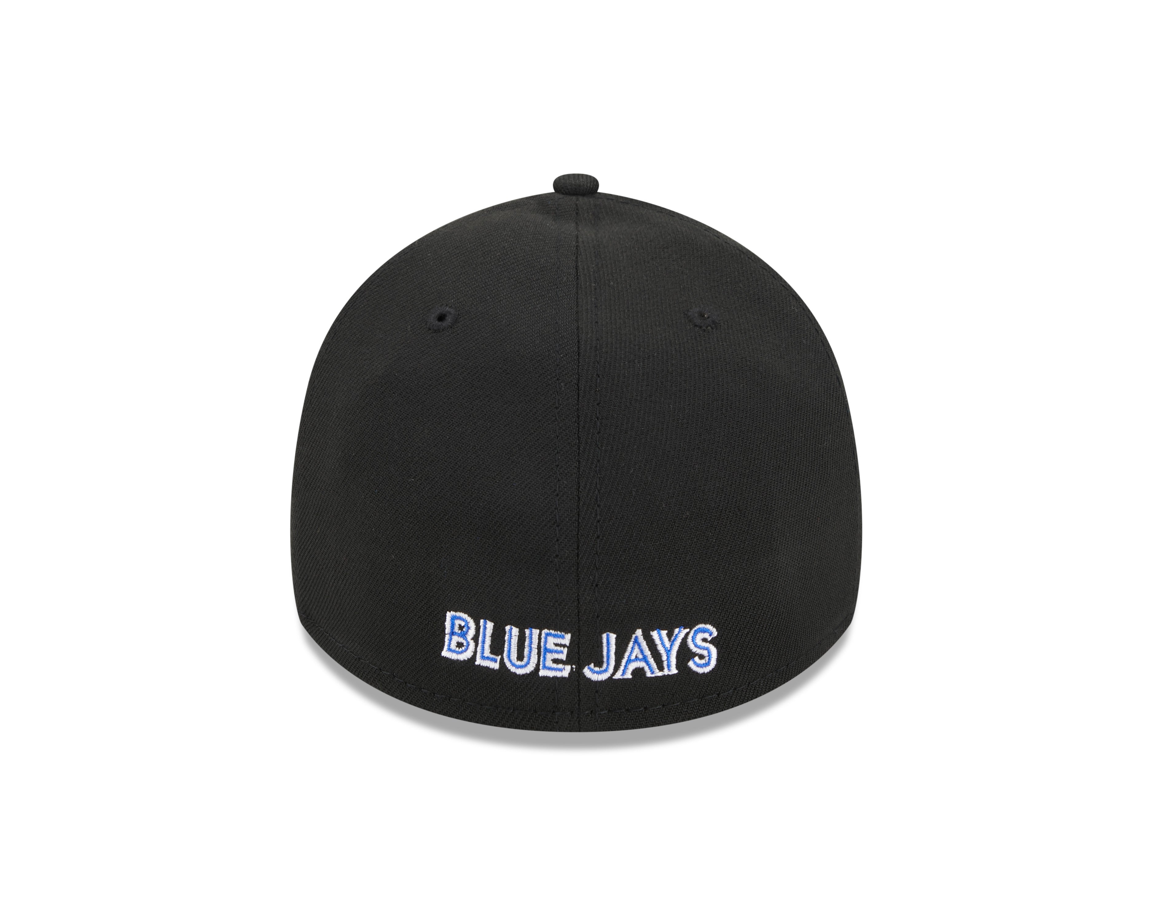 Toronto Blue Jays MLB New Era Men's Black 39Thirty Team Classic Stretch Fit Hat