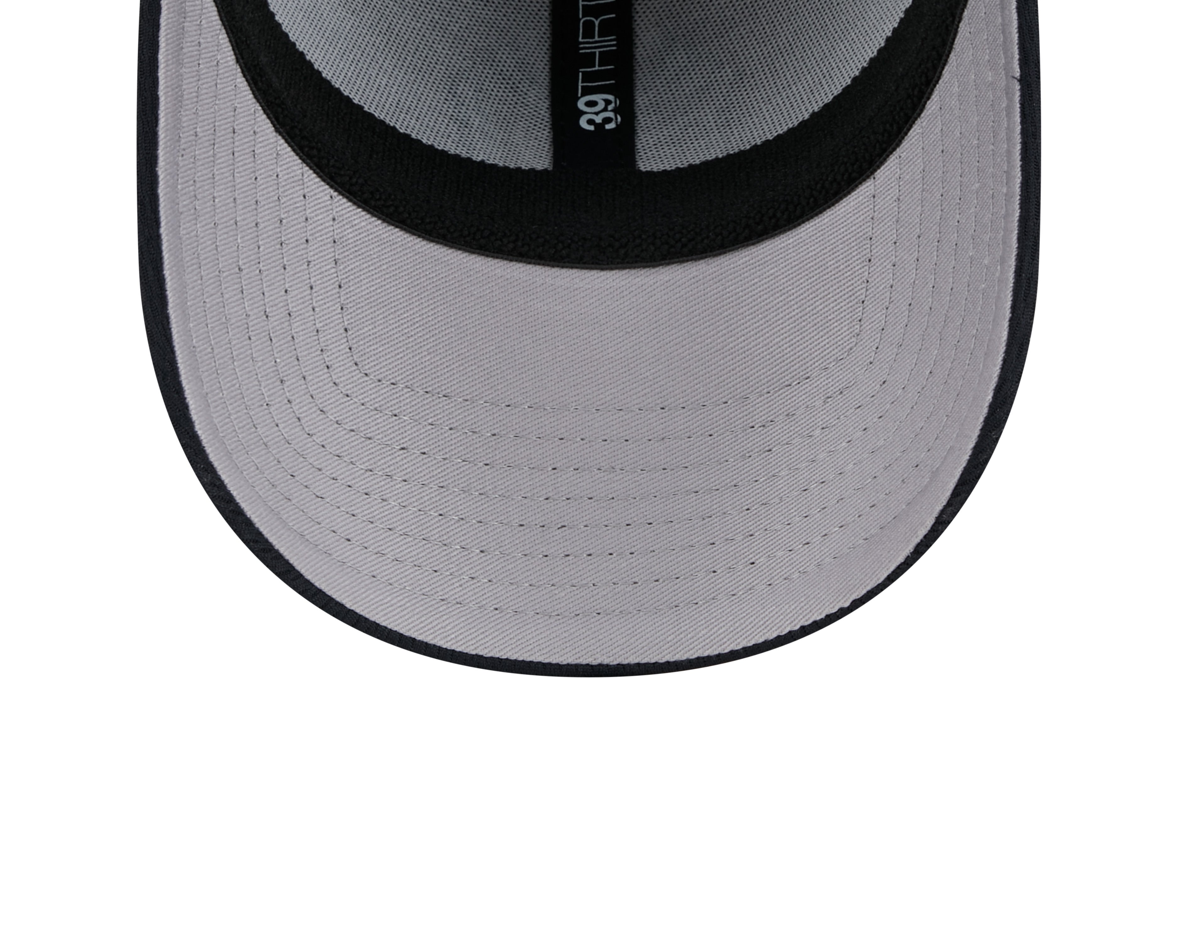 Casquette extensible New Era 39Thirty Throwback pour homme, gris/bleu marine, des Yankees de New York MLB