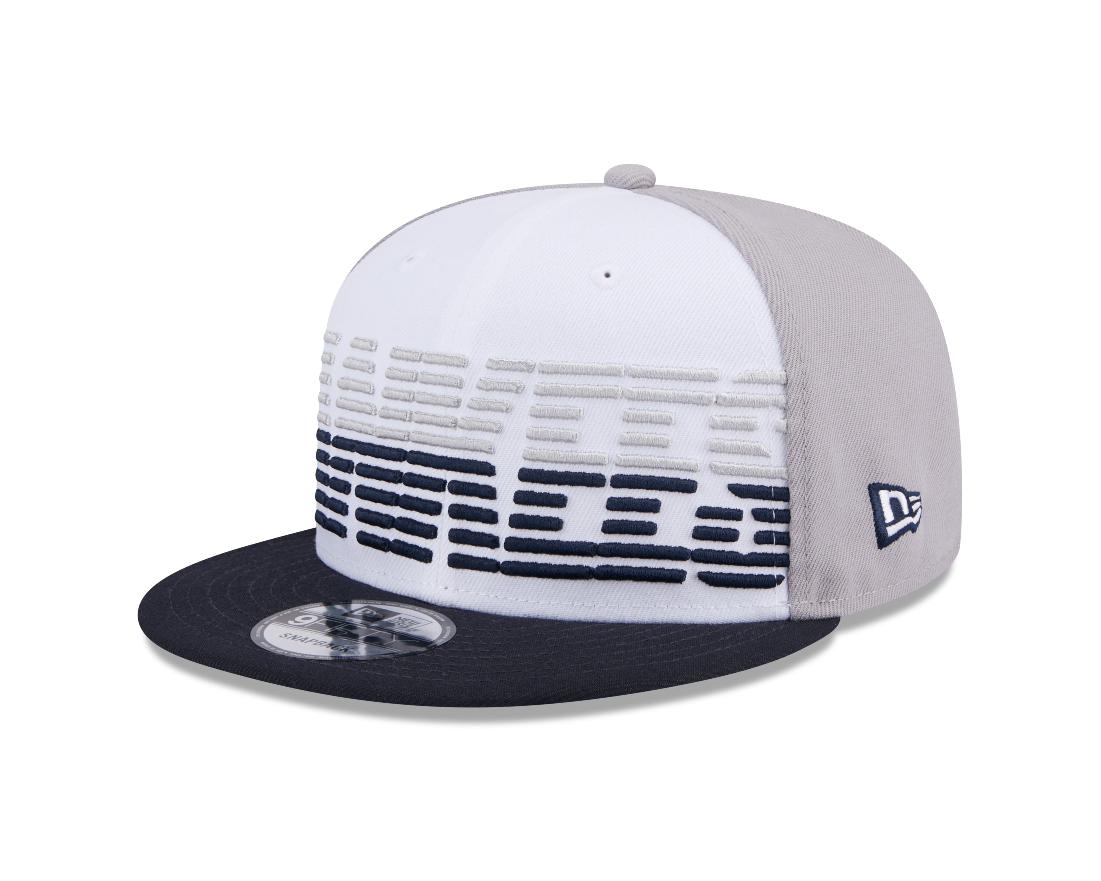 Casquette snapback New Era 9Fifty Throwback pour homme MLB New York Yankees Blanc/bleu marine