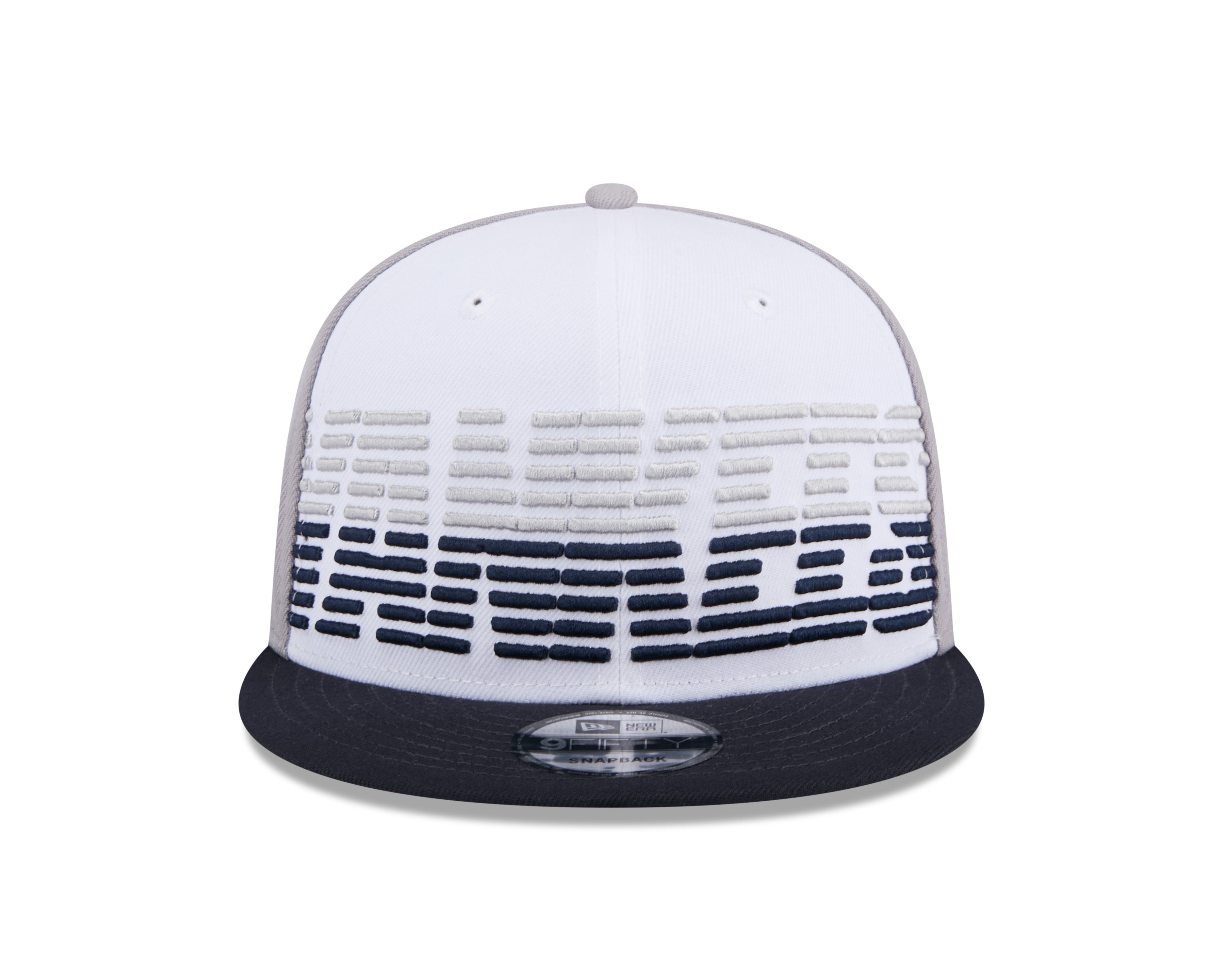 Casquette snapback New Era 9Fifty Throwback pour homme MLB New York Yankees Blanc/bleu marine