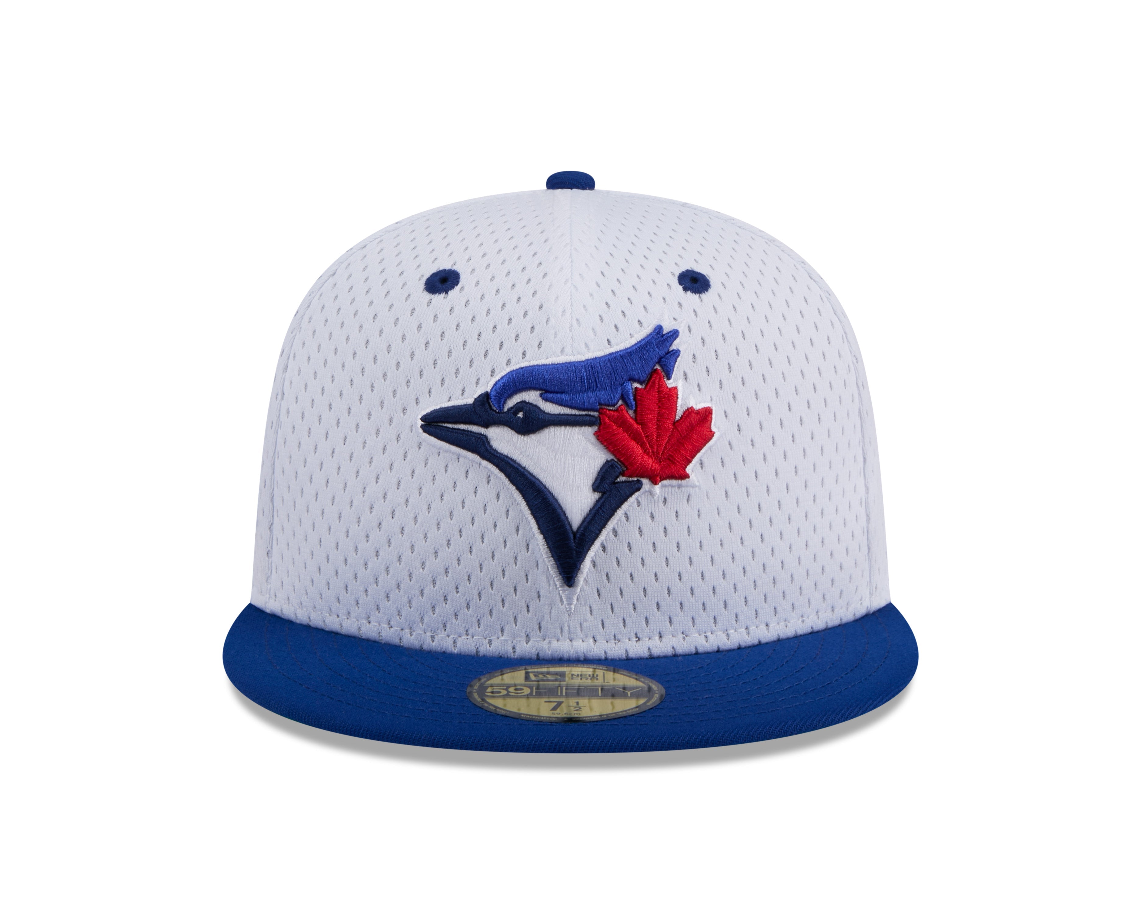 Casquette ajustée en maille rétro 59Fifty blanche pour homme des Blue Jays de Toronto MLB New Era