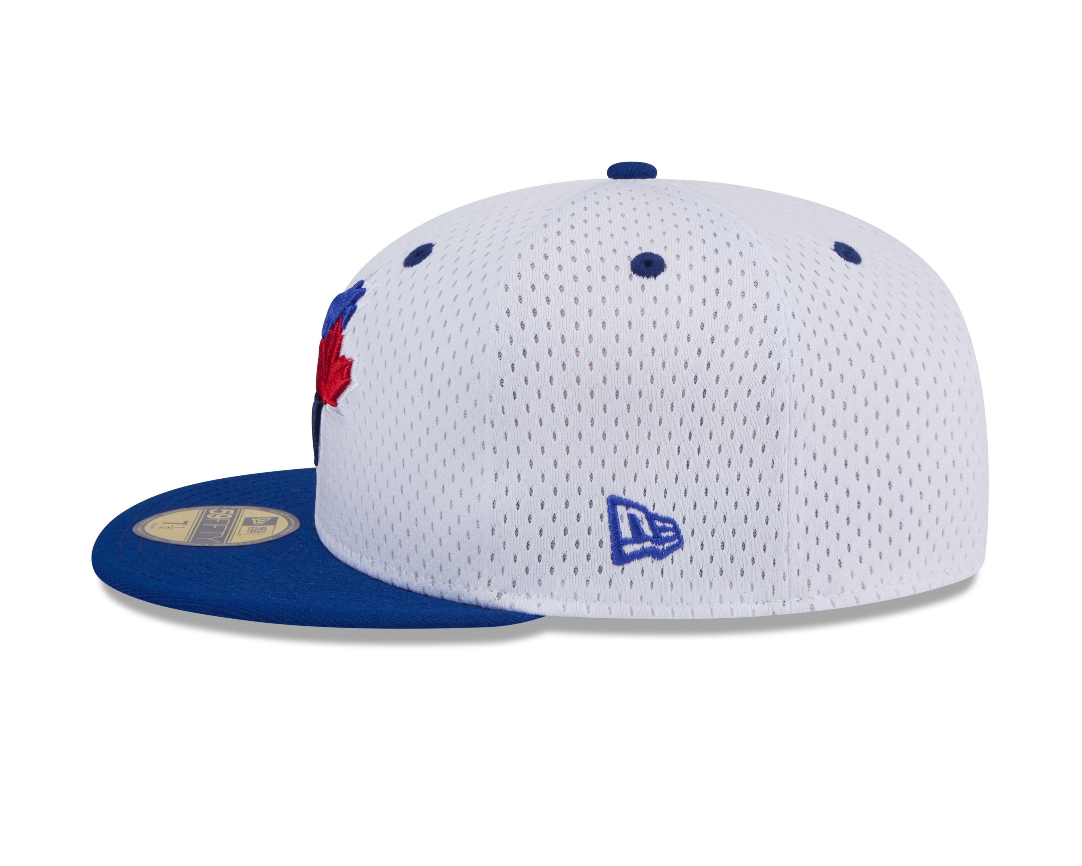 Casquette ajustée en maille rétro 59Fifty blanche pour homme des Blue Jays de Toronto MLB New Era