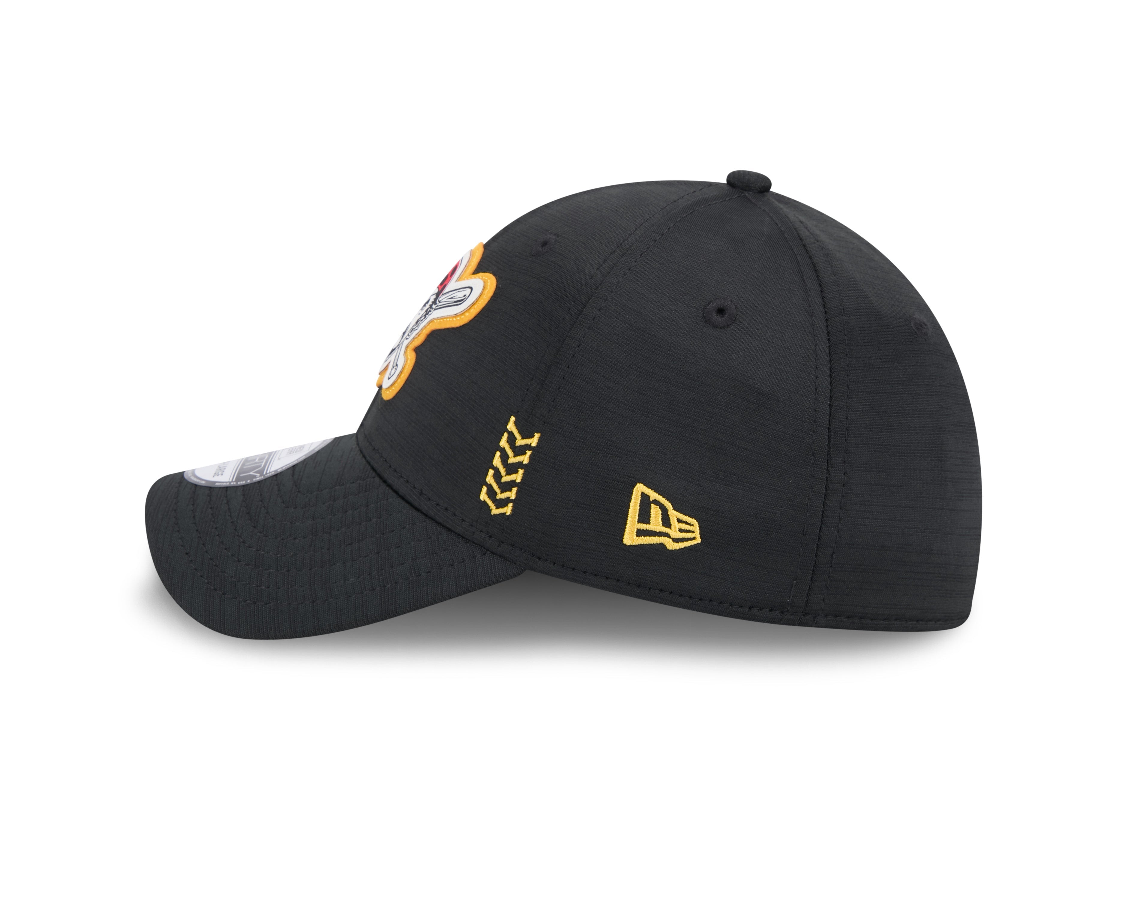 Casquette extensible noire 39Thirty 2024 Clubhouse des Pirates de Pittsburgh MLB New Era pour homme