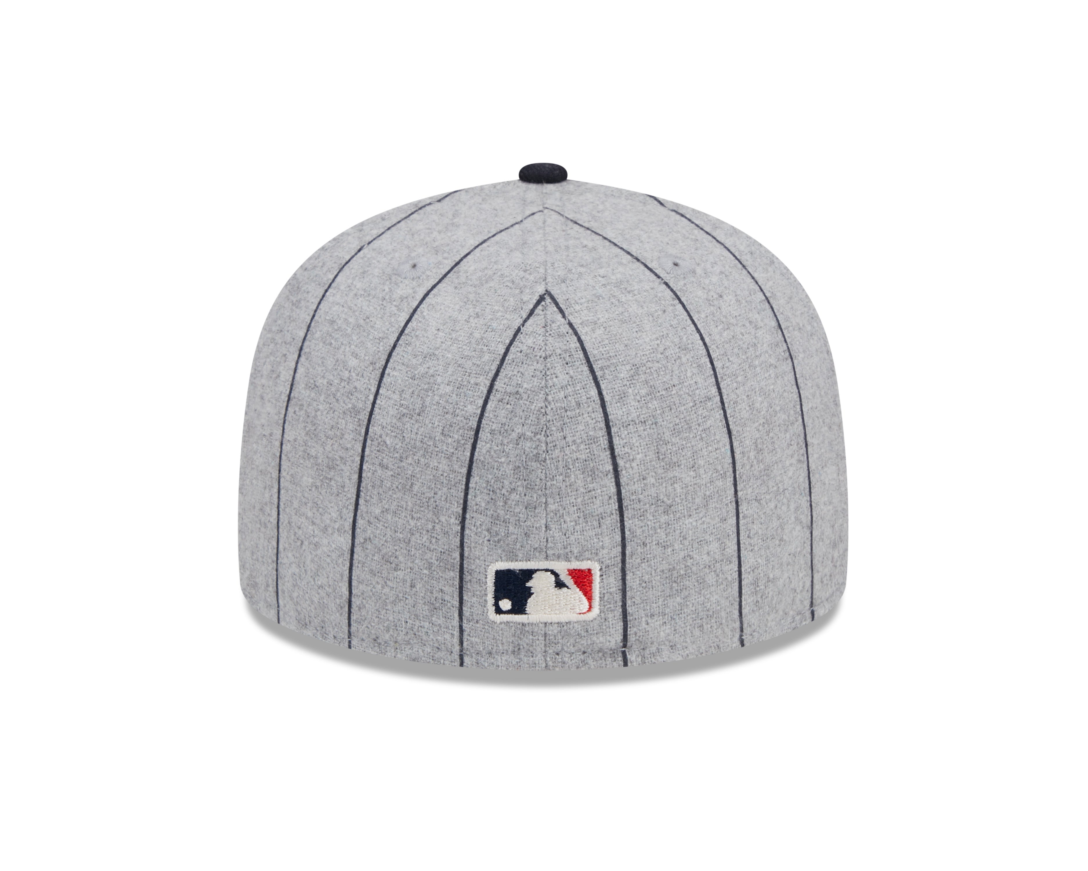 Casquette ajustée à rayures fines grise 59Fifty Heather pour homme des Red Sox de Boston MLB New Era