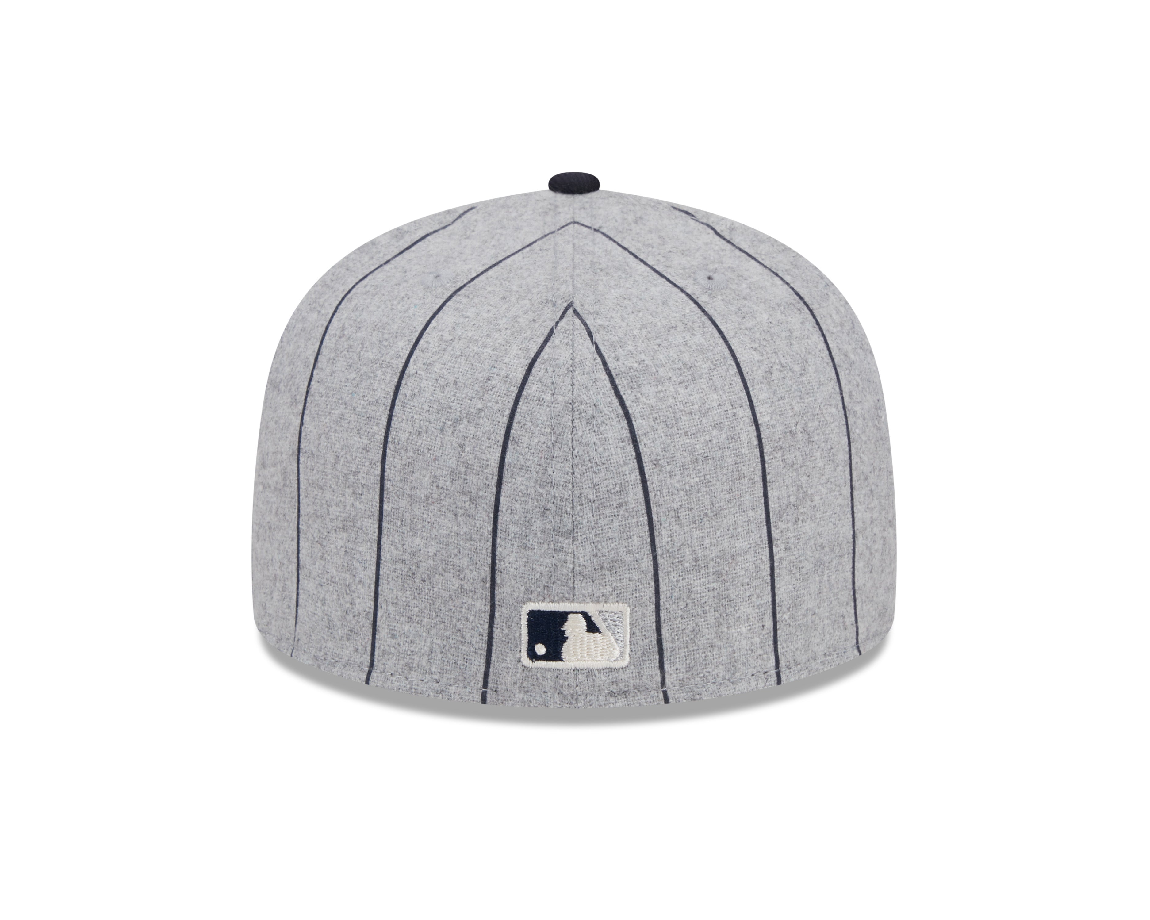 Casquette ajustée à rayures fines 59Fifty Heather pour homme des Yankees de New York MLB New Era
