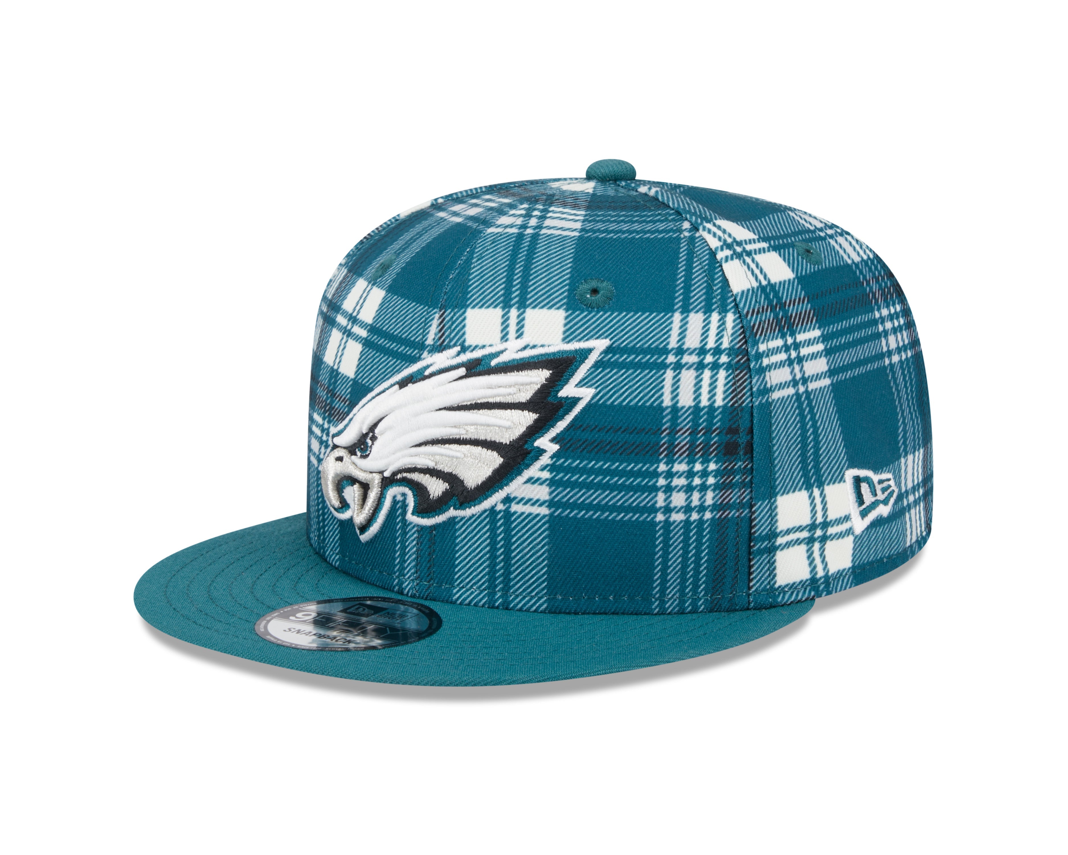 Casquette snapback 9Fifty Sideline verte pour homme des Philadelphia Eagles NFL New Era