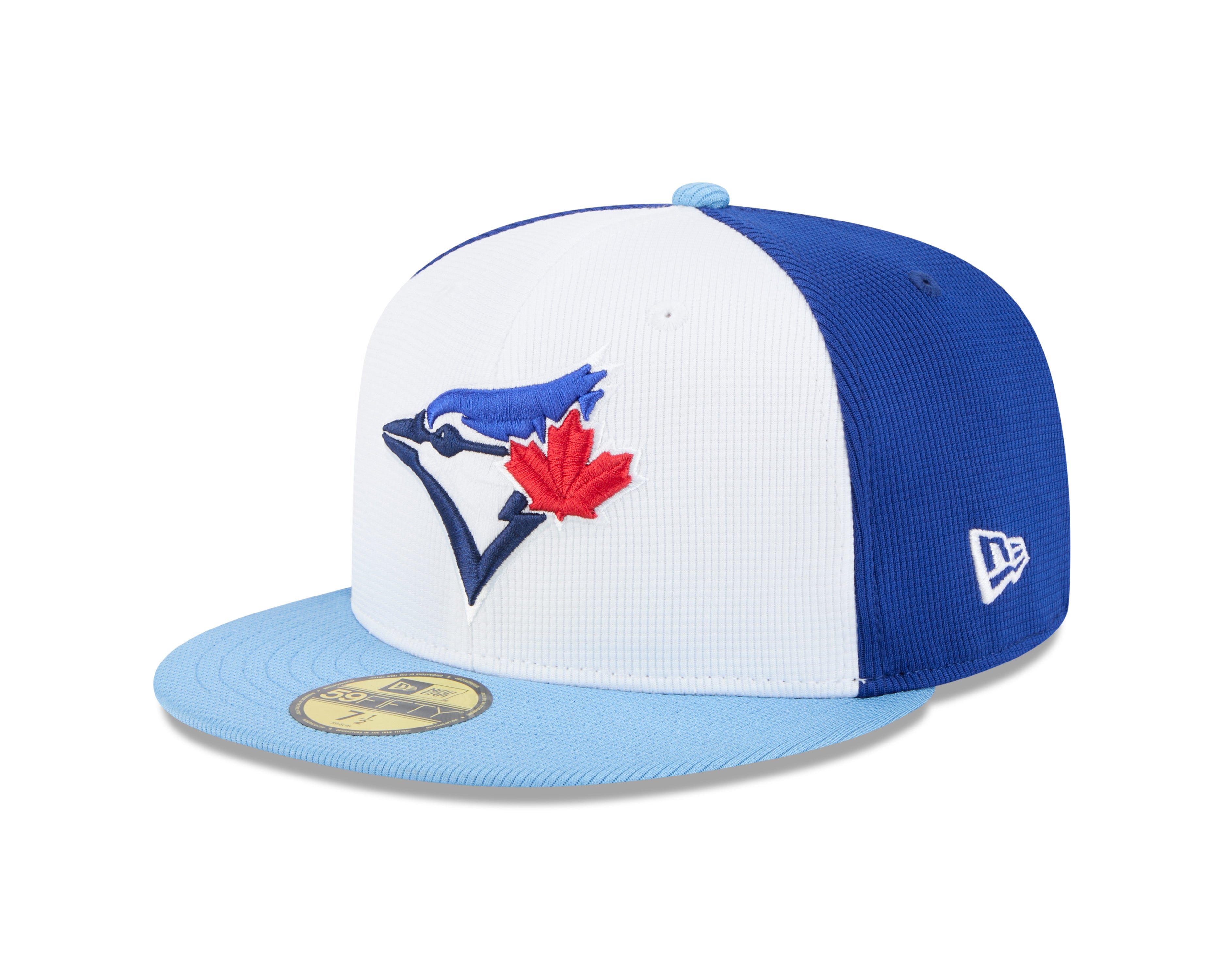 Toronto Blue Jays MLB New Era Men's White/Light Blue 59Fifty 2025 Spring Training Fitted Hat
