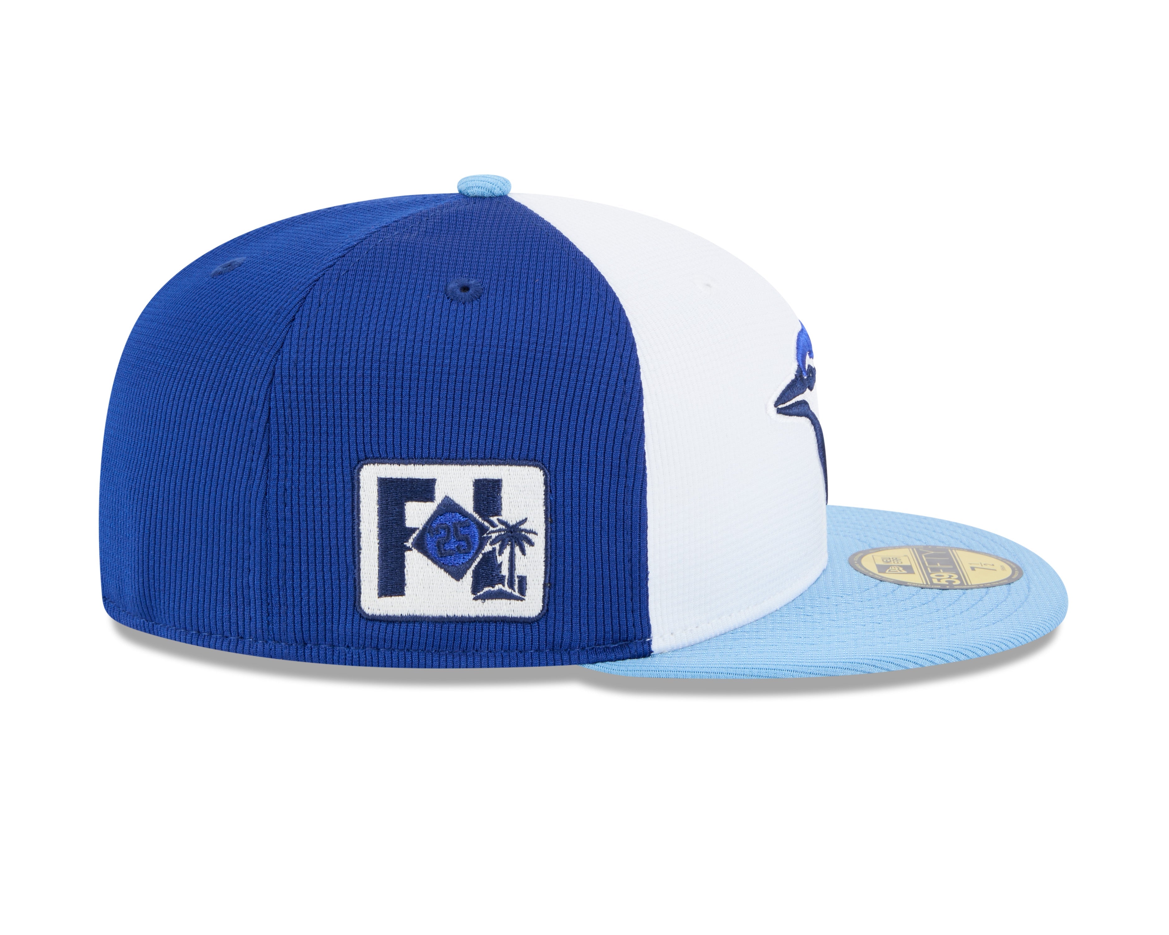 Toronto Blue Jays MLB New Era Men's White/Light Blue 59Fifty 2025 Spring Training Fitted Hat