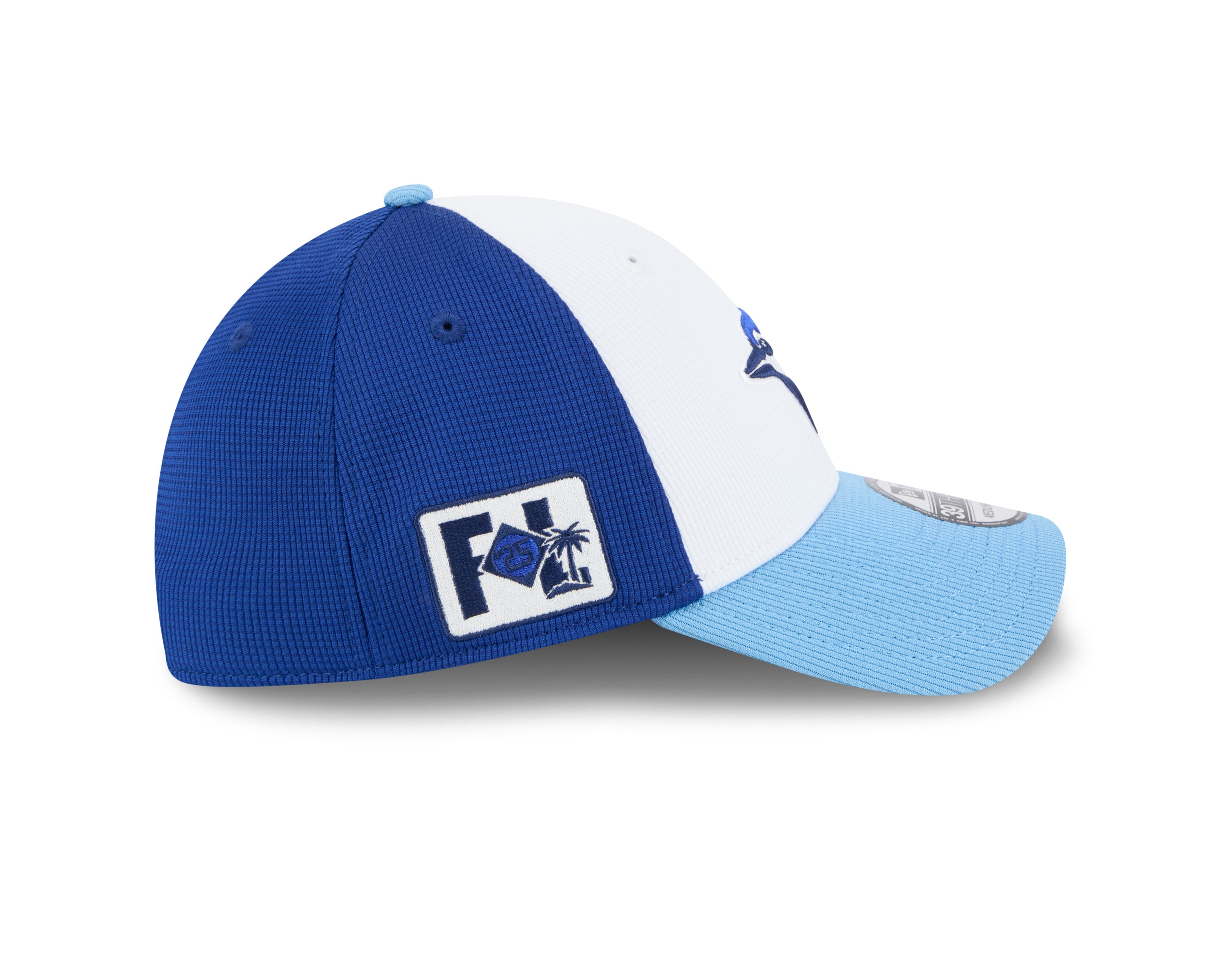 Toronto Blue Jays MLB New Era Men's White/Light Blue 39Thirty 2025 Spring Training Stretch Fit Hat
