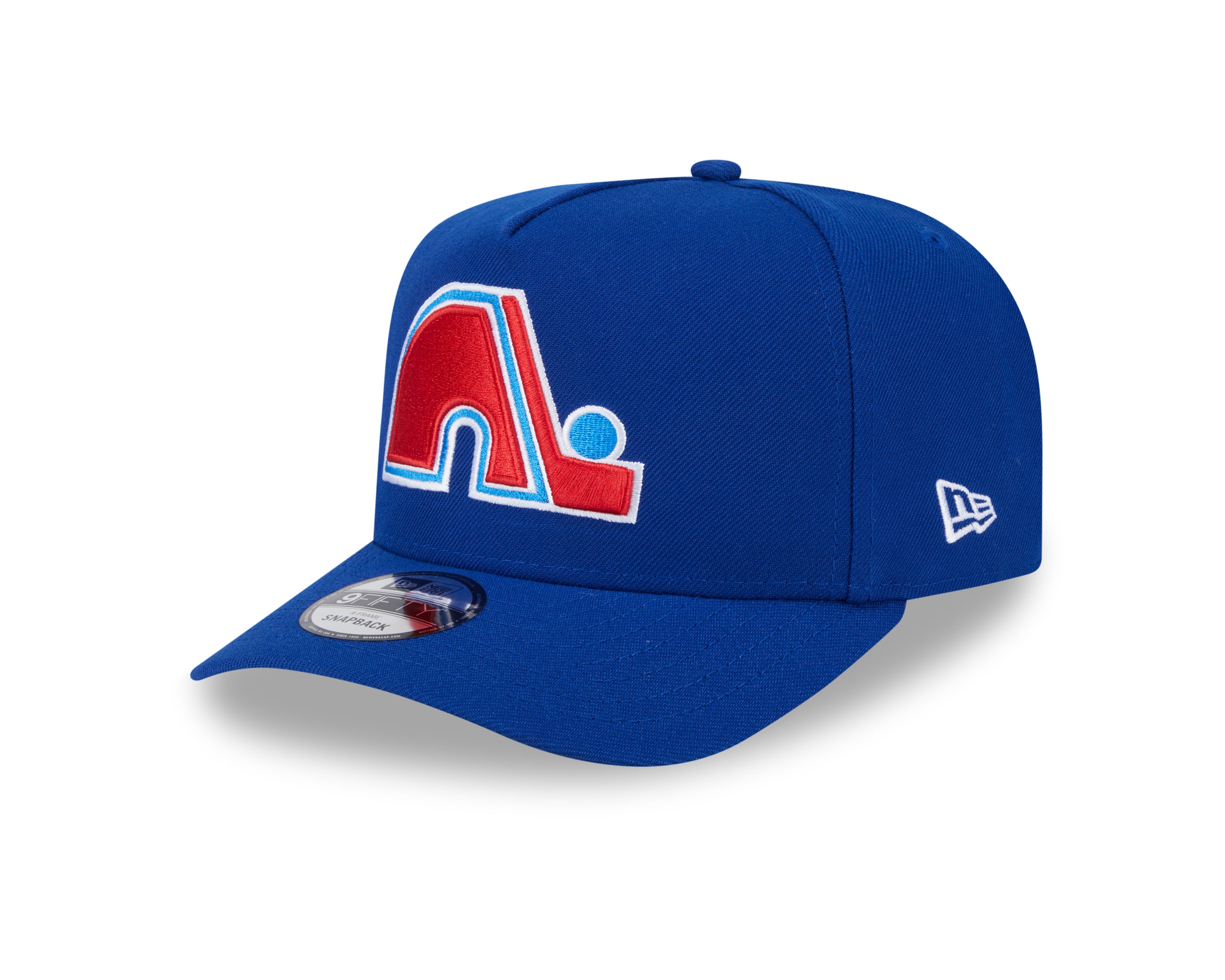 Casquette Snapback A-Frame 9Fifty bleu clair pour homme des Nordiques de Québec de la LNH de New Era