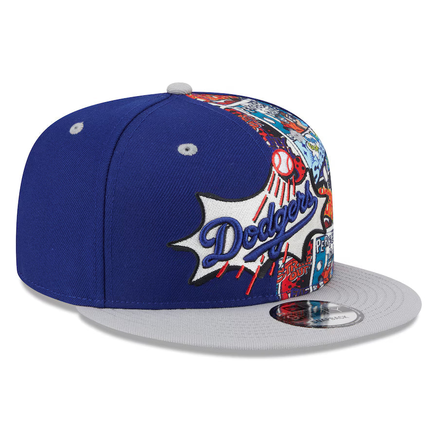 Los Angeles Dodgers MLB New Era Men's Royal/Gray 9Fifty 2025 Diamond Hero Edition Snapback