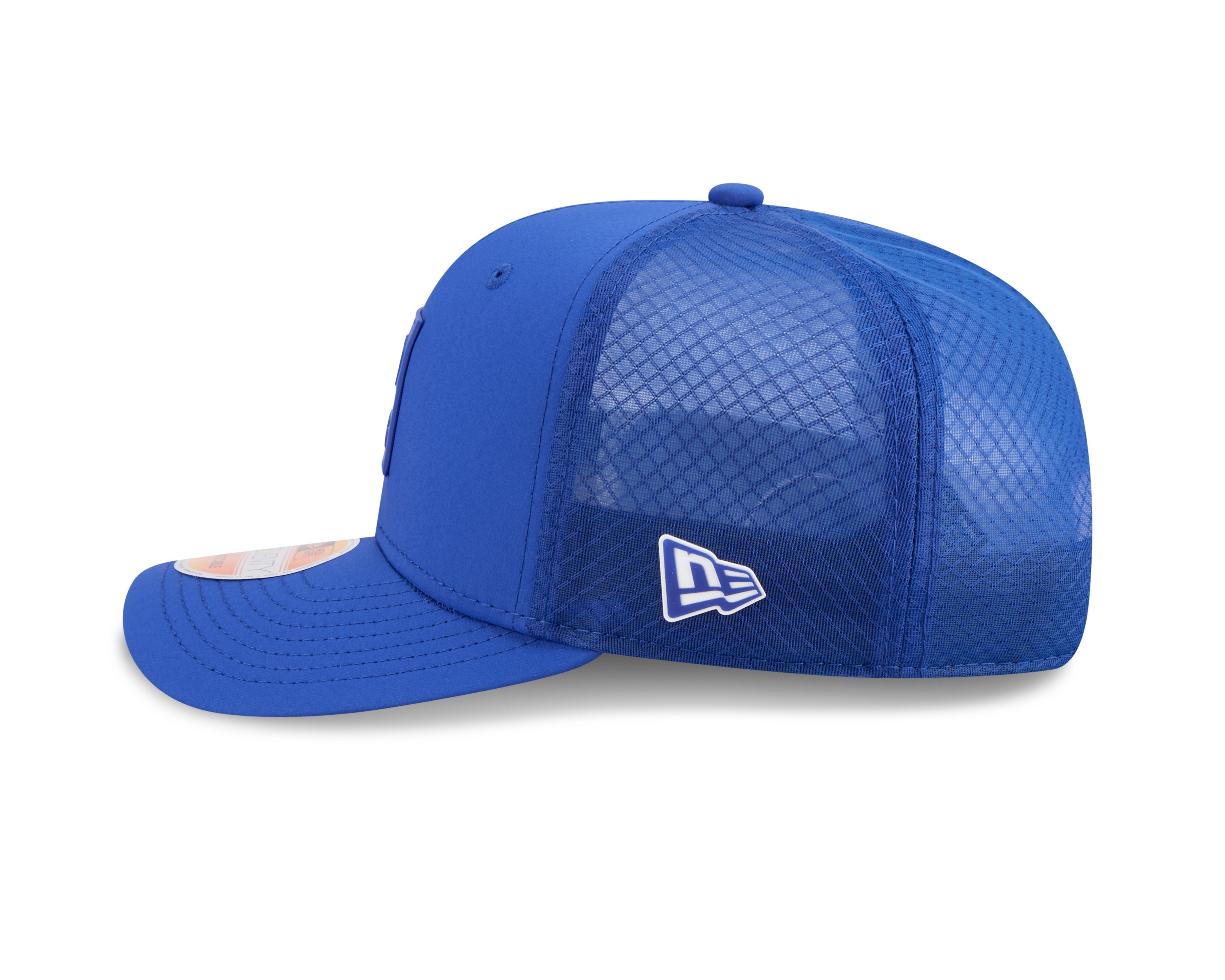Buffalo Bills NFL New Era Men's Royal Blue 9Seventy 2025 Sideline Hot Weather Trucker Snapback