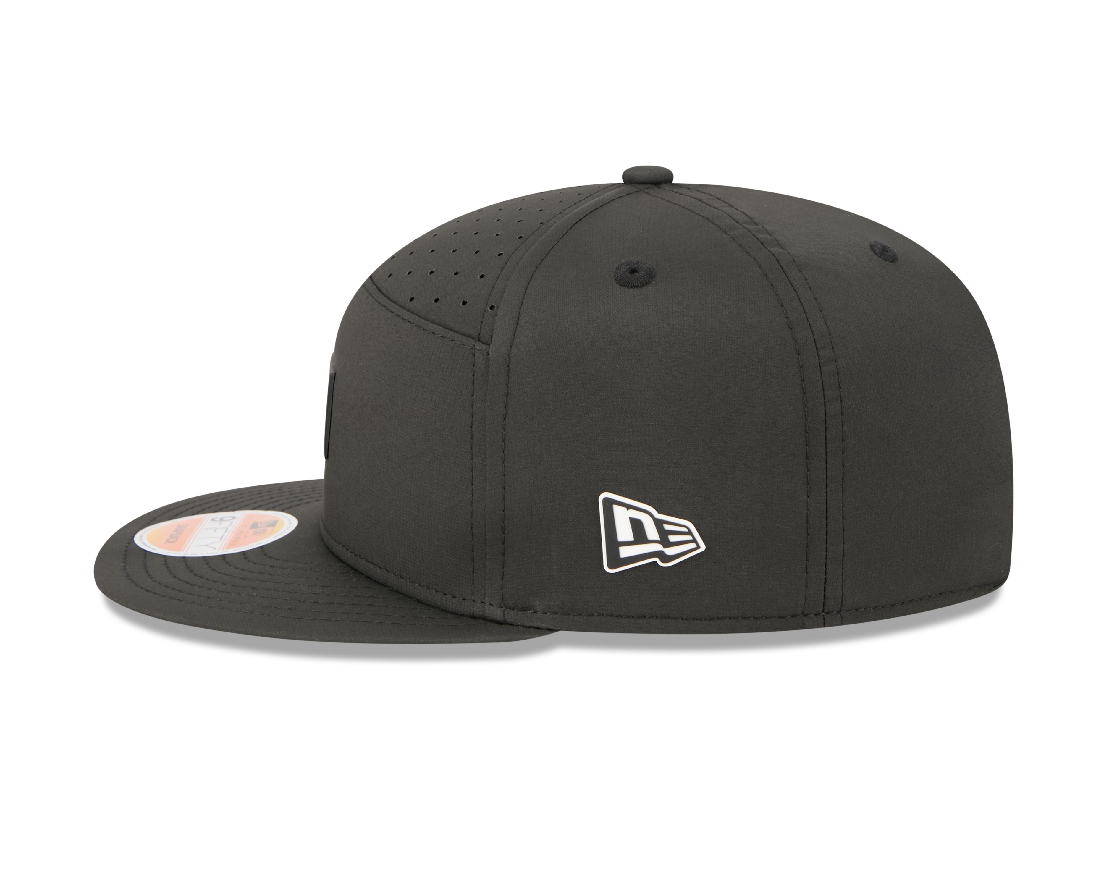 Pittsburgh Steelers NFL New Era Men's Black 9Fifty 2025 Sideline Hot Weather Split Panel Snapback