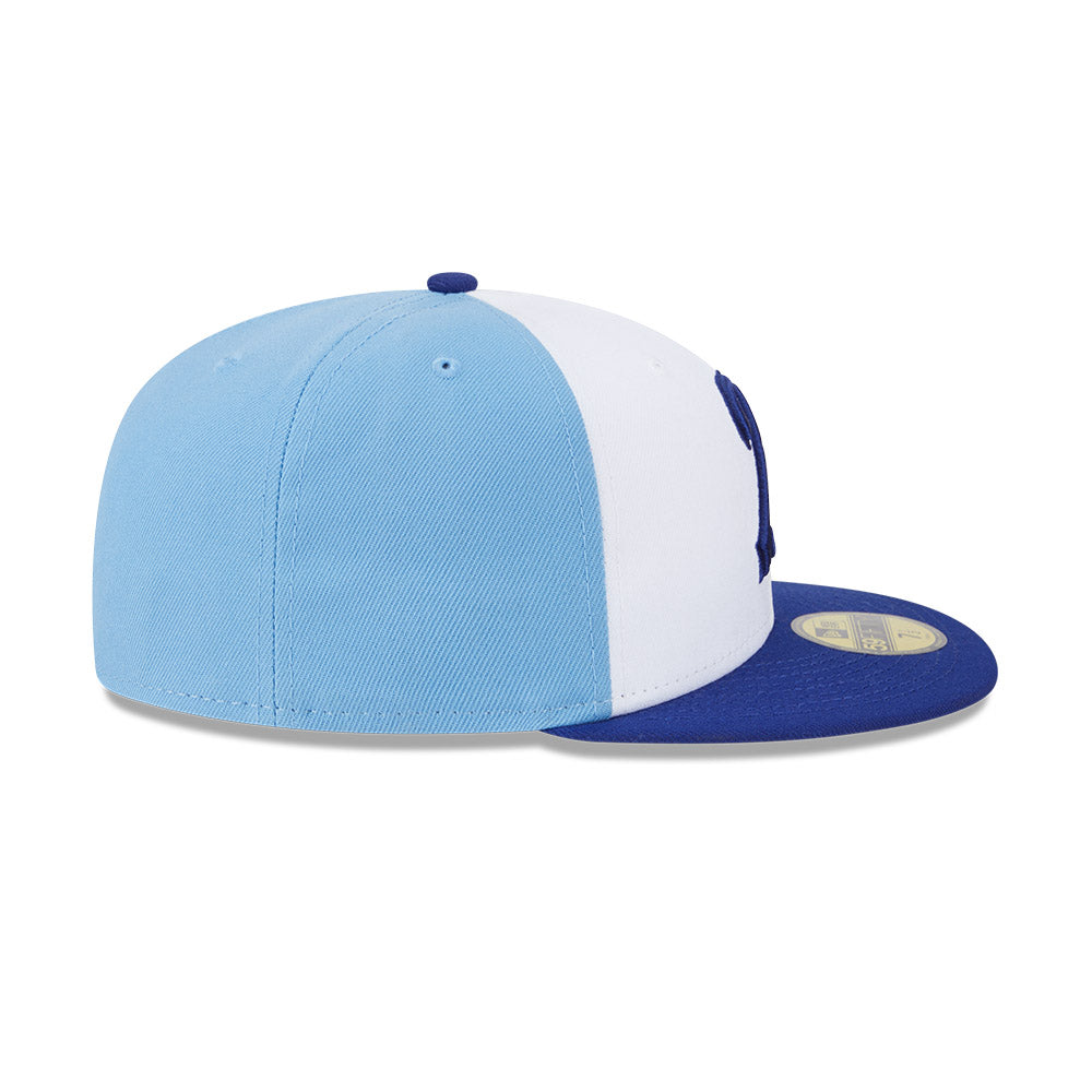 Buffalo Bisons MiLB New Era Men's White/Navy 59Fifty Authentic Collection Fitted Hat