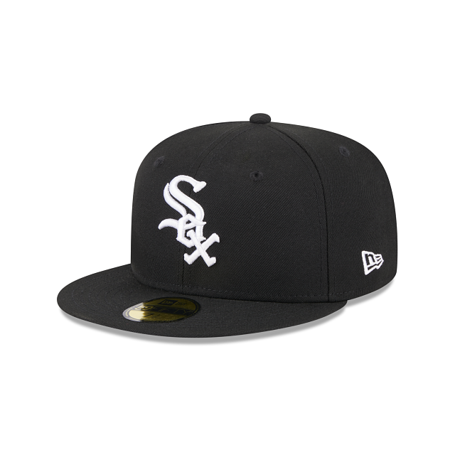 Casquette ajustée MLB Chicago White Sox New Era pour homme, collection authentique 59Fifty On Field, noire
