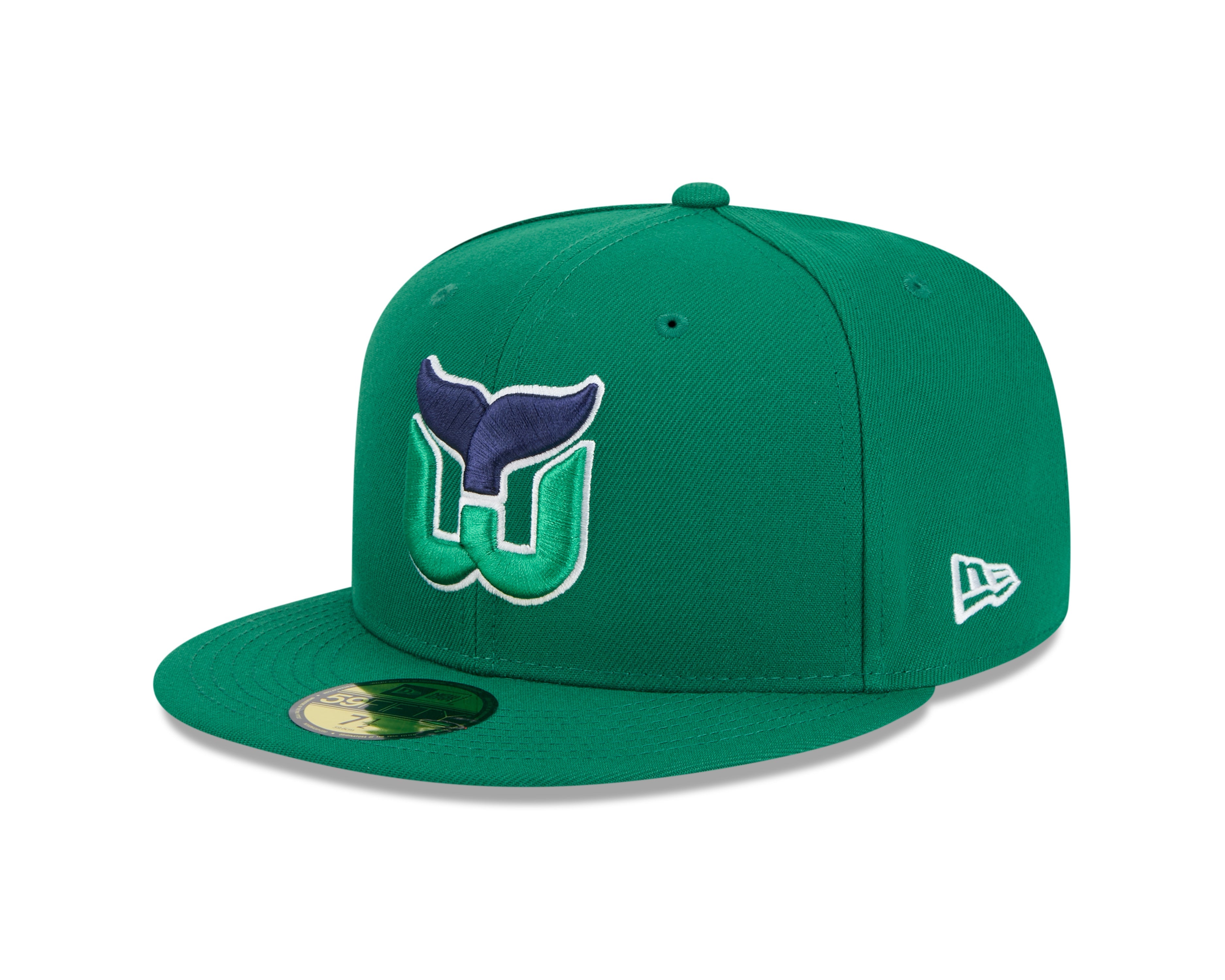 Casquette ajustée 59Fifty Core verte pour homme des Whalers de Hartford NHL de New Era