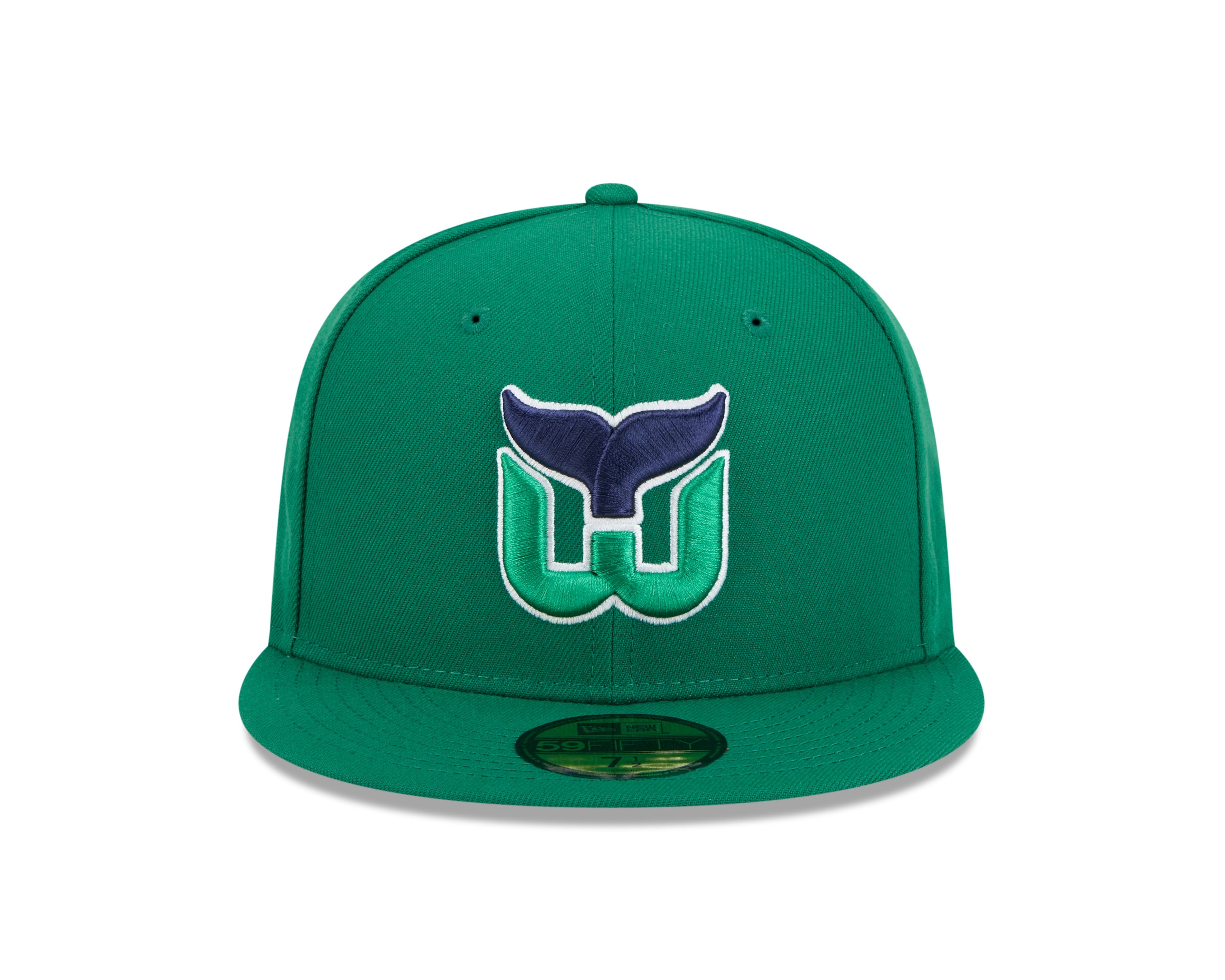 Casquette ajustée 59Fifty Core verte pour homme des Whalers de Hartford NHL de New Era