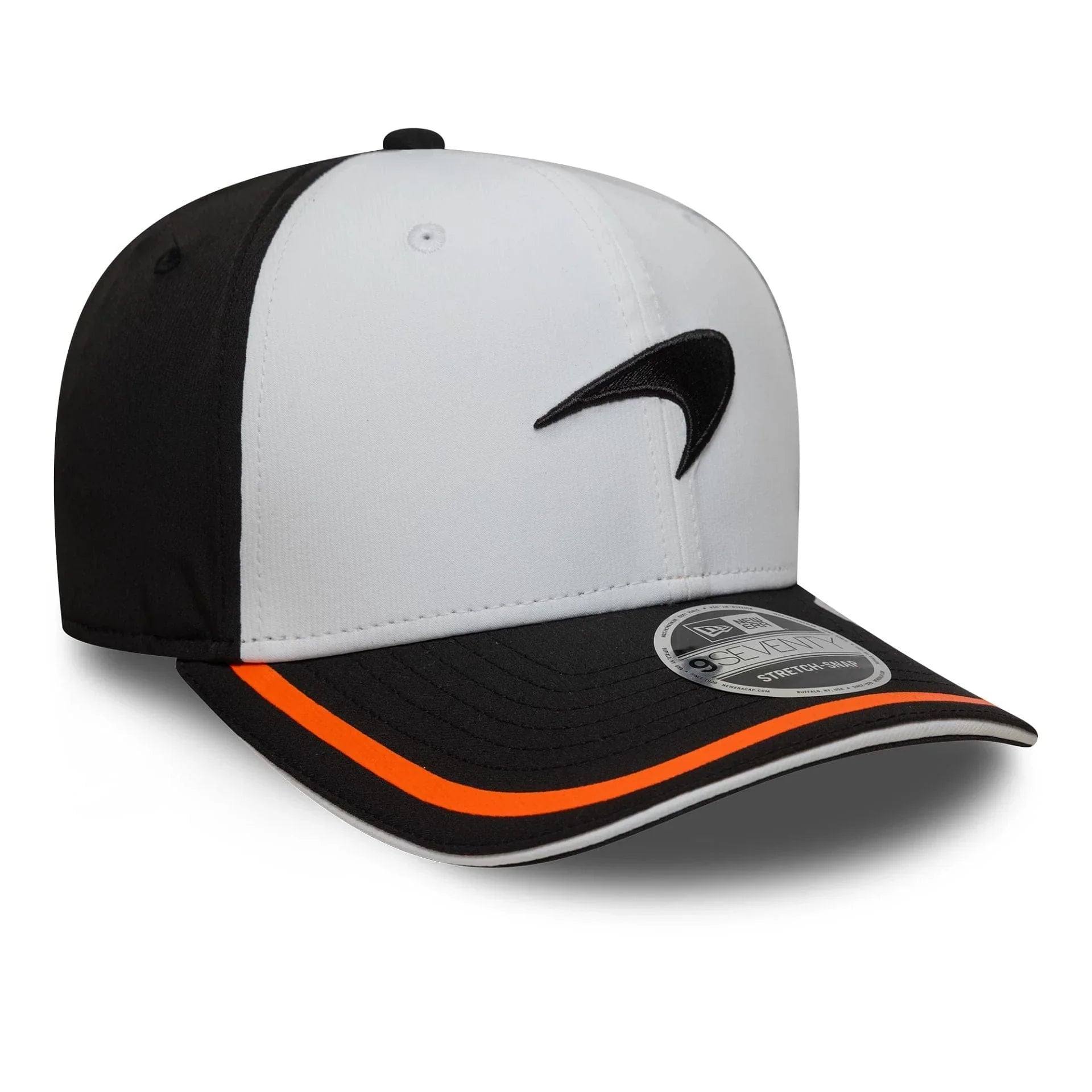McLaren F1 New Era Men's White 9Seventy Retro Stretch Snapback