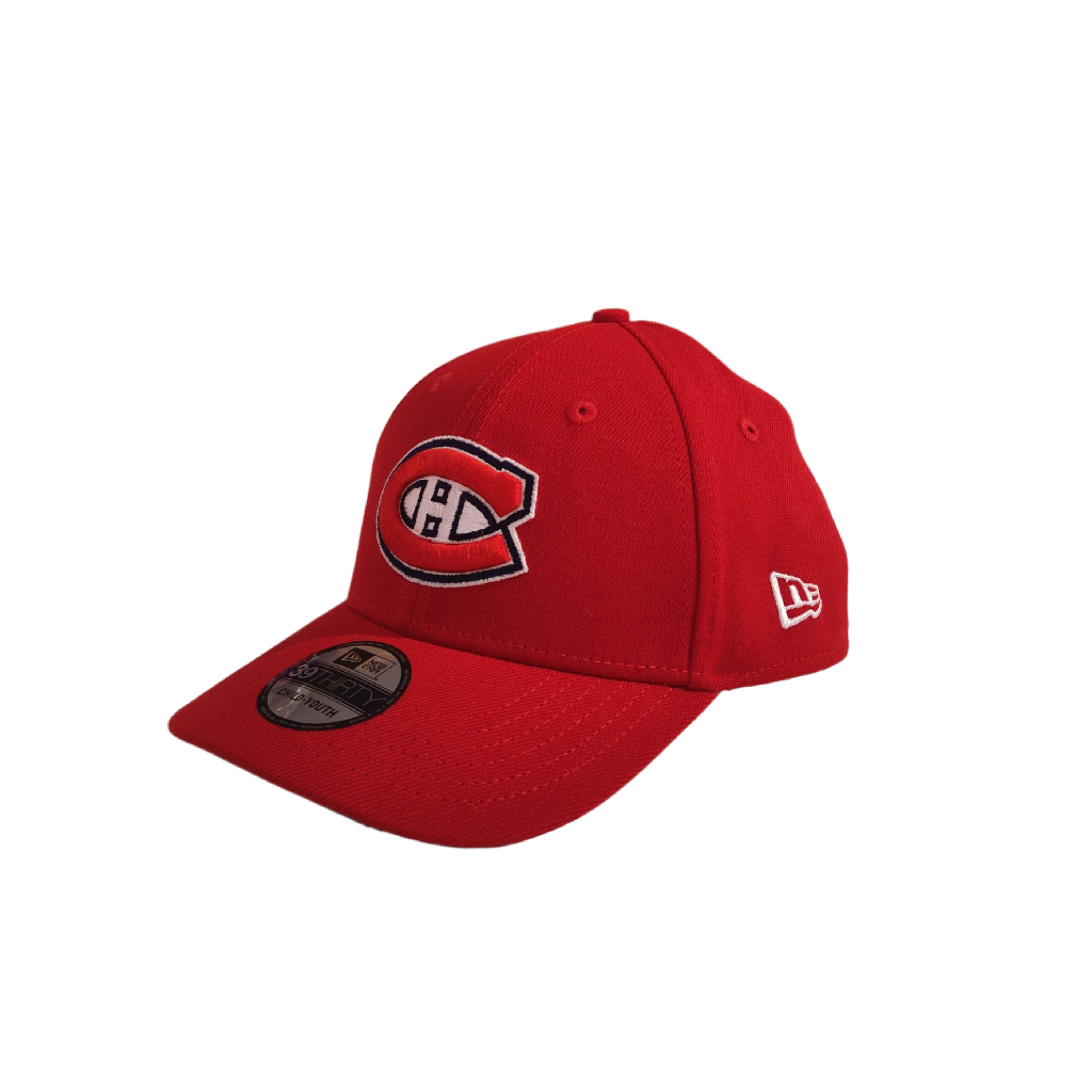 Montreal Canadiens NHL New Era Youth Red 39Thirty Stretch Fit Hat