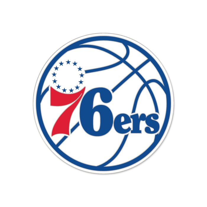 Épingle en émail de collection WinCraft des Philadelphia 76ers de la NBA
