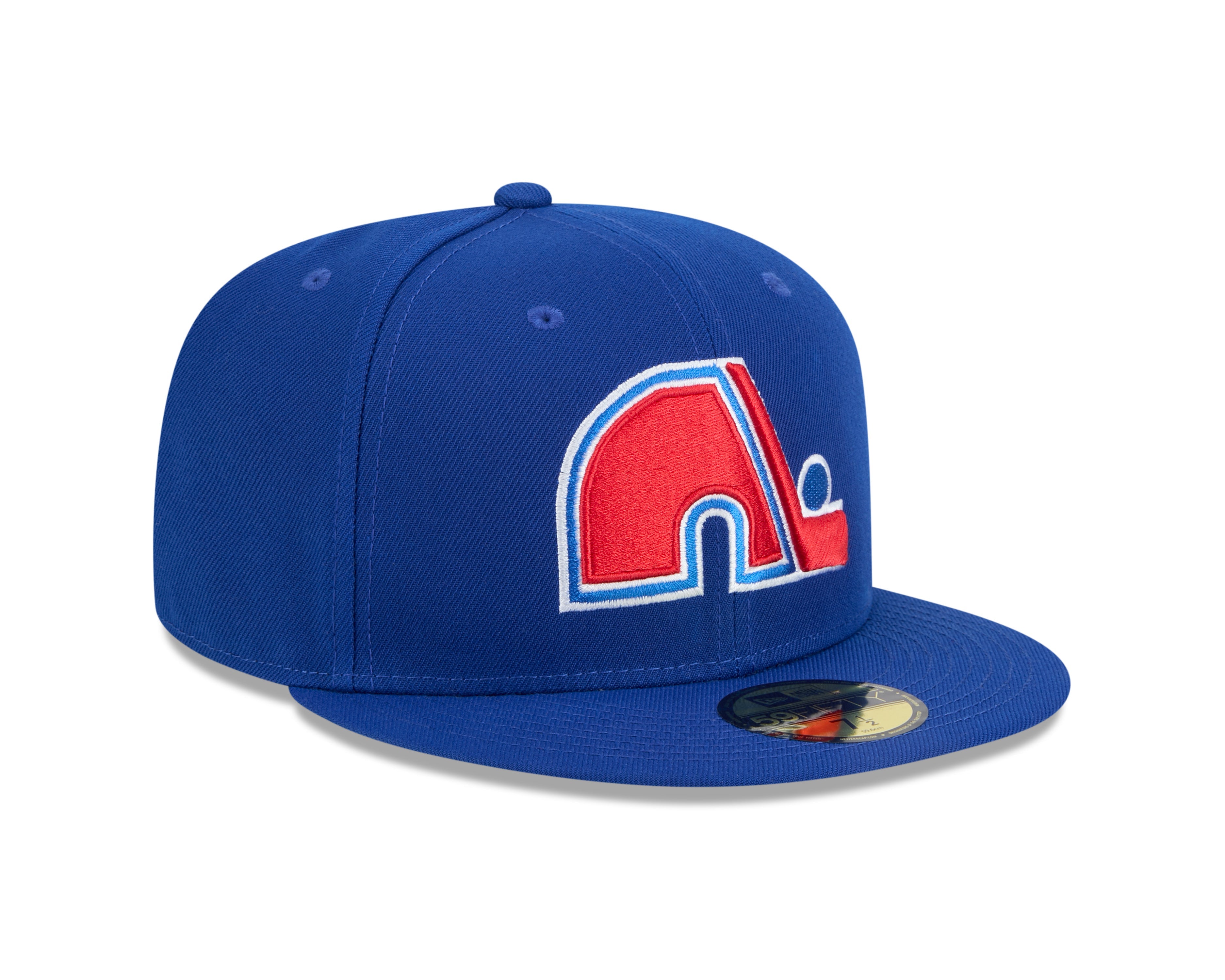 Quebec Nordiques NHL New Era Men's Royal Blue 59Fifty Core Fitted Hat