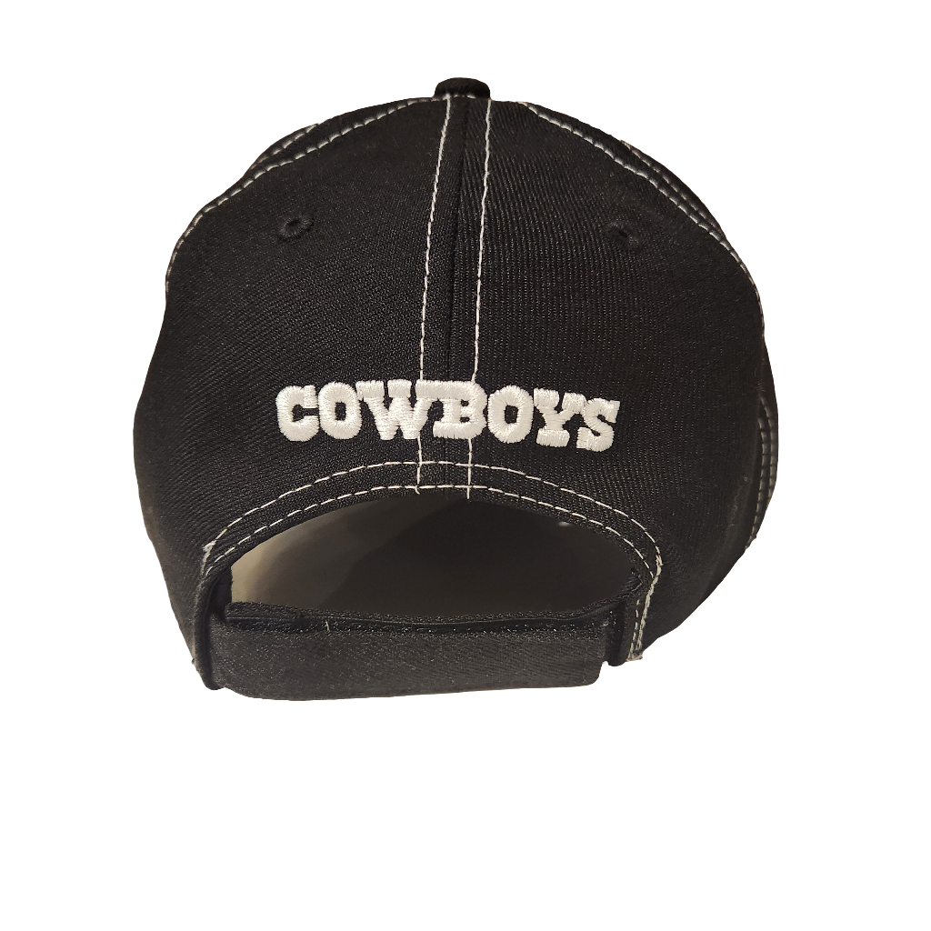 Dallas Cowboys NFL New Era Men's Black/White 9Forty The League Adjustable Hat
