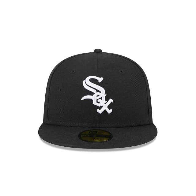 Casquette ajustée MLB Chicago White Sox New Era pour homme, collection authentique 59Fifty On Field, noire