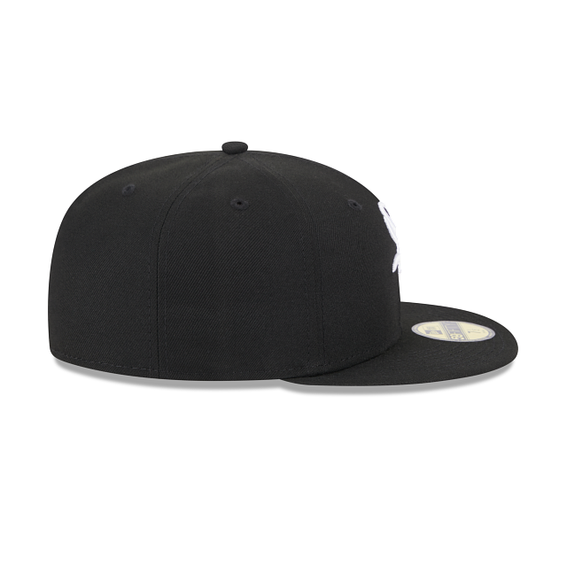 Casquette ajustée MLB Chicago White Sox New Era pour homme, collection authentique 59Fifty On Field, noire