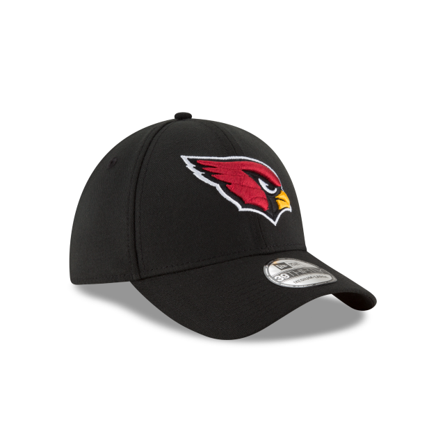 Arizona Cardinals NFL New Era Men's Black 39Thirty Team Classic Stretch Fit Hat
