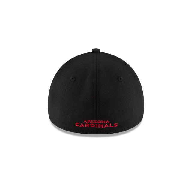 Arizona Cardinals NFL New Era Men's Black 39Thirty Team Classic Stretch Fit Hat