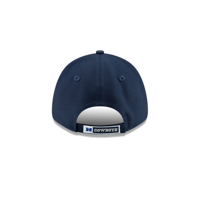 Casquette ajustable NFL New Era 9Forty The League bleu marine/blanc pour homme des Cowboys de Dallas