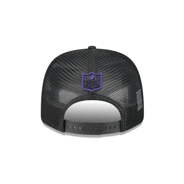 Baltimore Ravens NFL New Era Men's Black 9Seventy Stretch Trucker Snapback