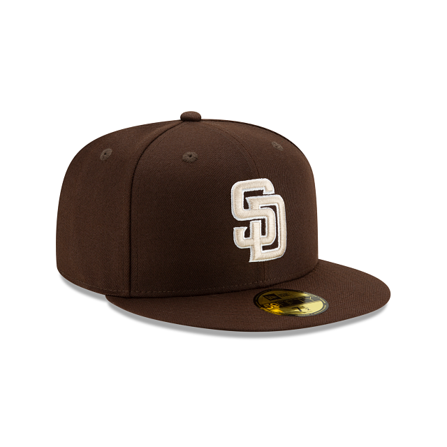 San Diego Padres MLB New Era Men's Brown 59Fifty Authentic Collection Alternate Fitted Hat
