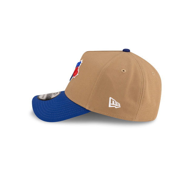 Toronto Blue Jays MLB New Era Men's Khaki/Royal 9Forty A-Frame Snapback