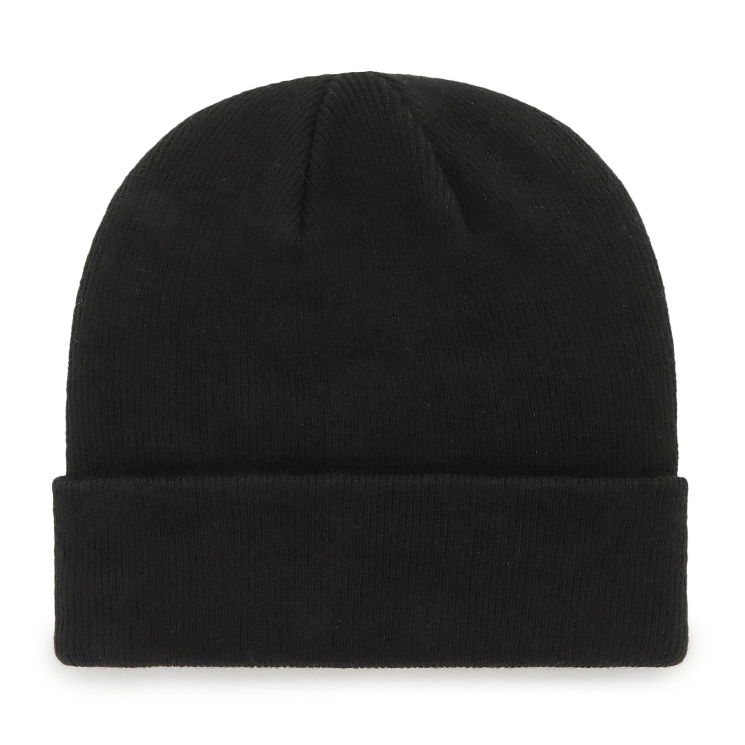 Toronto Blue Jays MLB 47 Brand Men's Black Attitude Raised Cuff Knit Hat