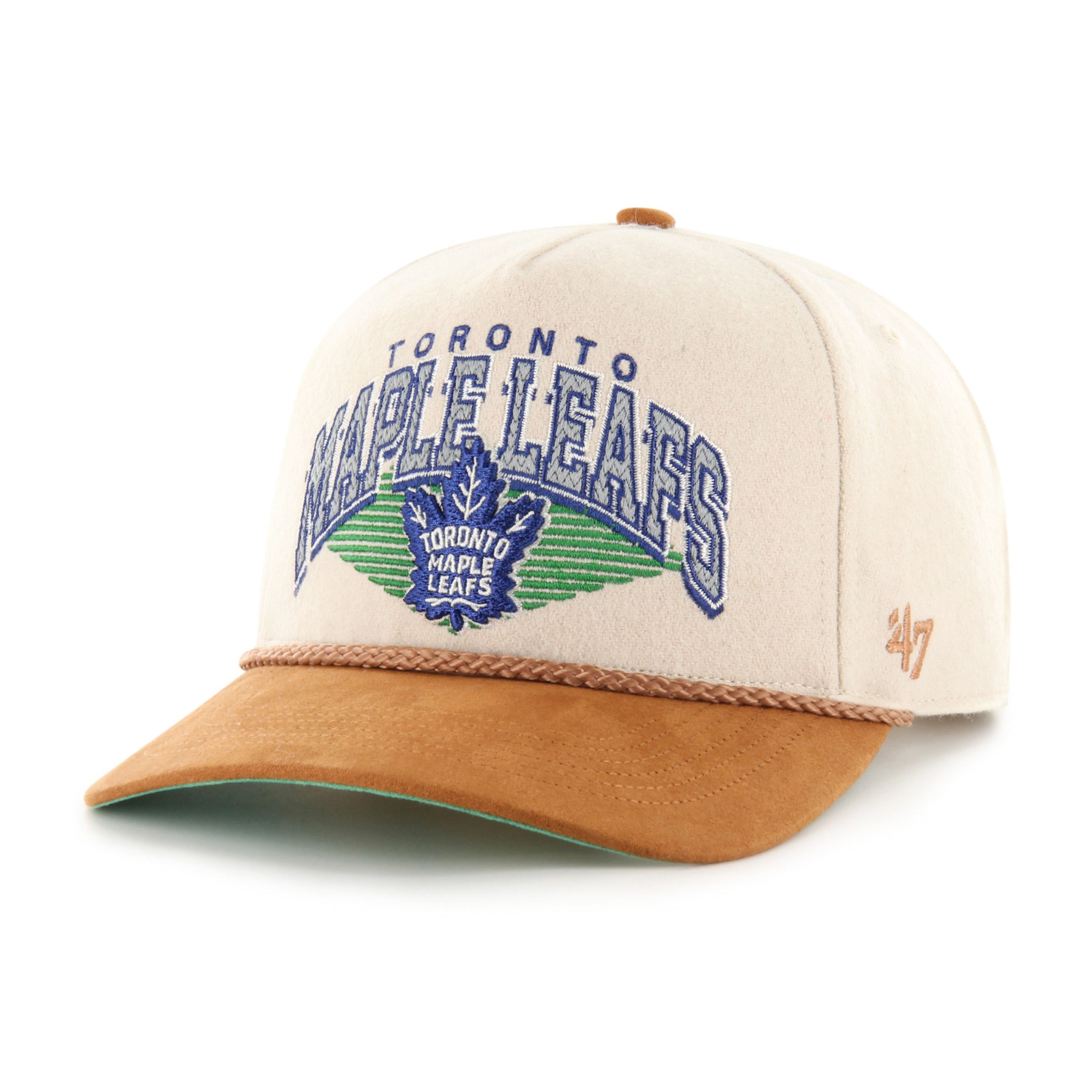 Toronto Maple Leafs NHL 47 Brand Men's Pomona Wool Rope Hitch Snapback Hat