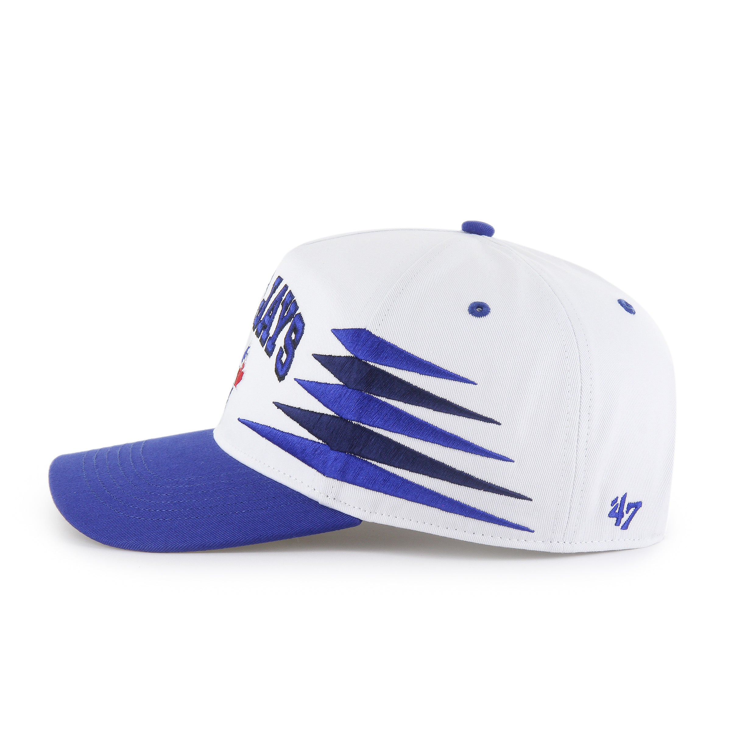 Toronto Blue Jays MLB 47 Brand Men's White Diamond Hitch Snapback Hat