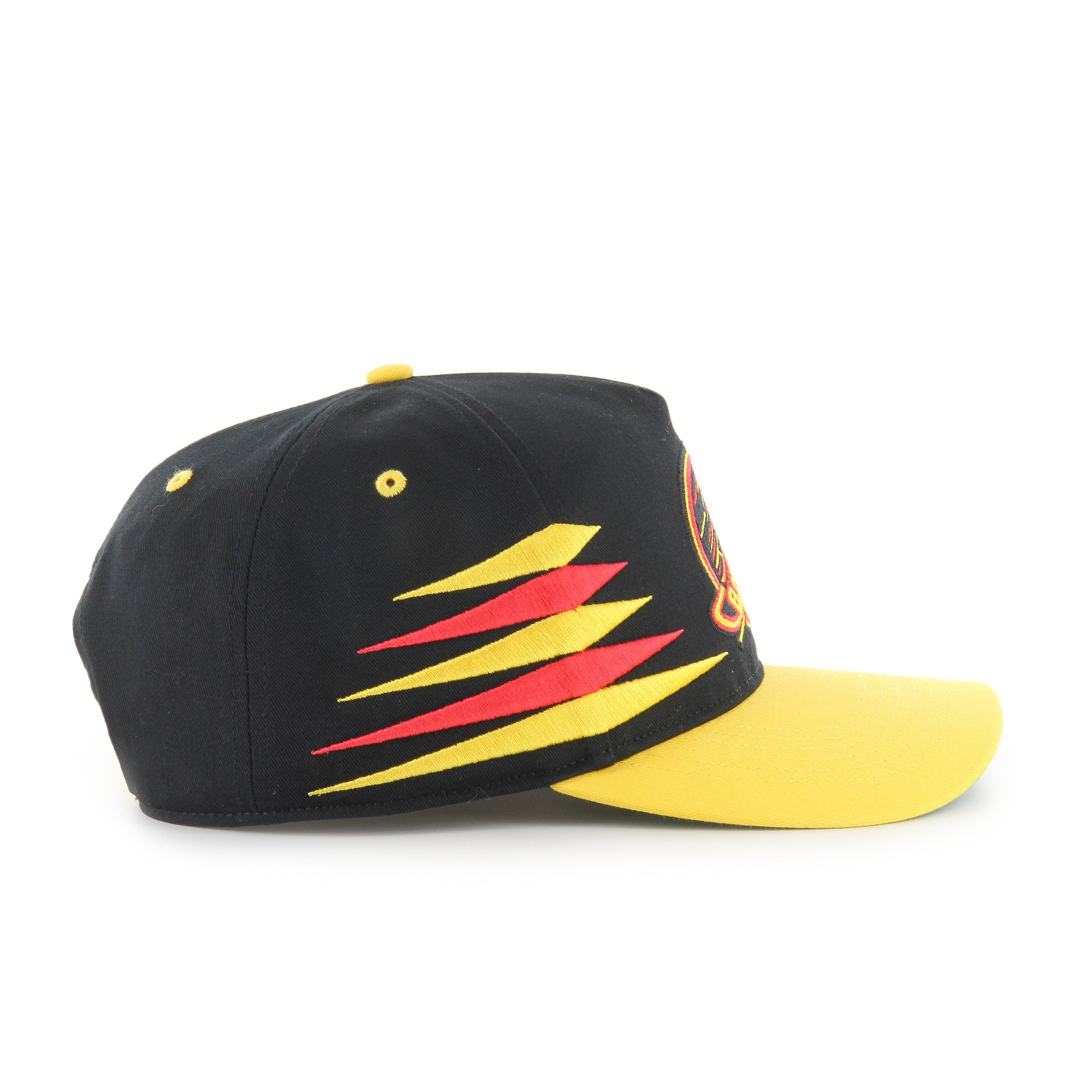 Vancouver Canucks NHL 47 Brand Men's Black Diamond Hitch Snapback Hat