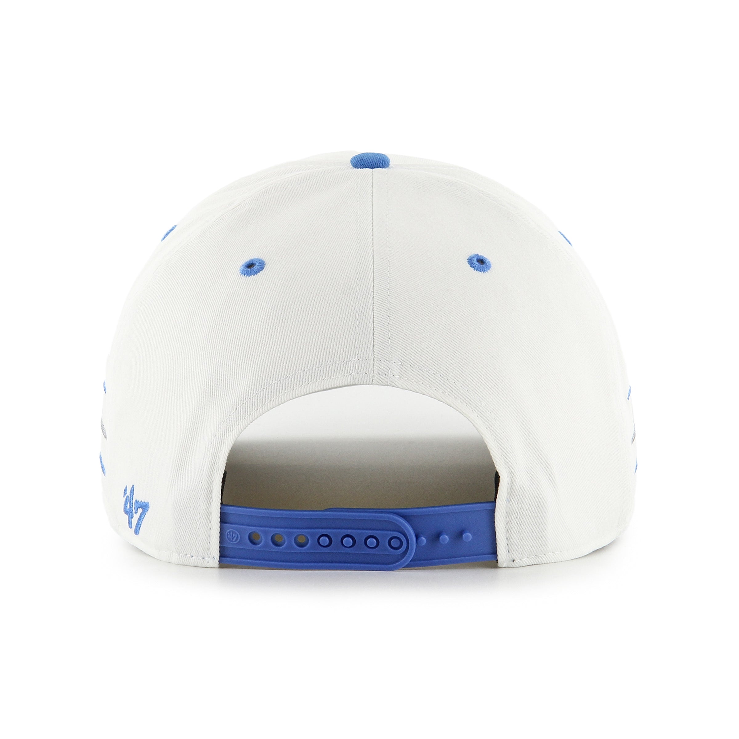 Detroit Lions NFL 47 Brand Men's White Diamond Hitch Snapback Hat