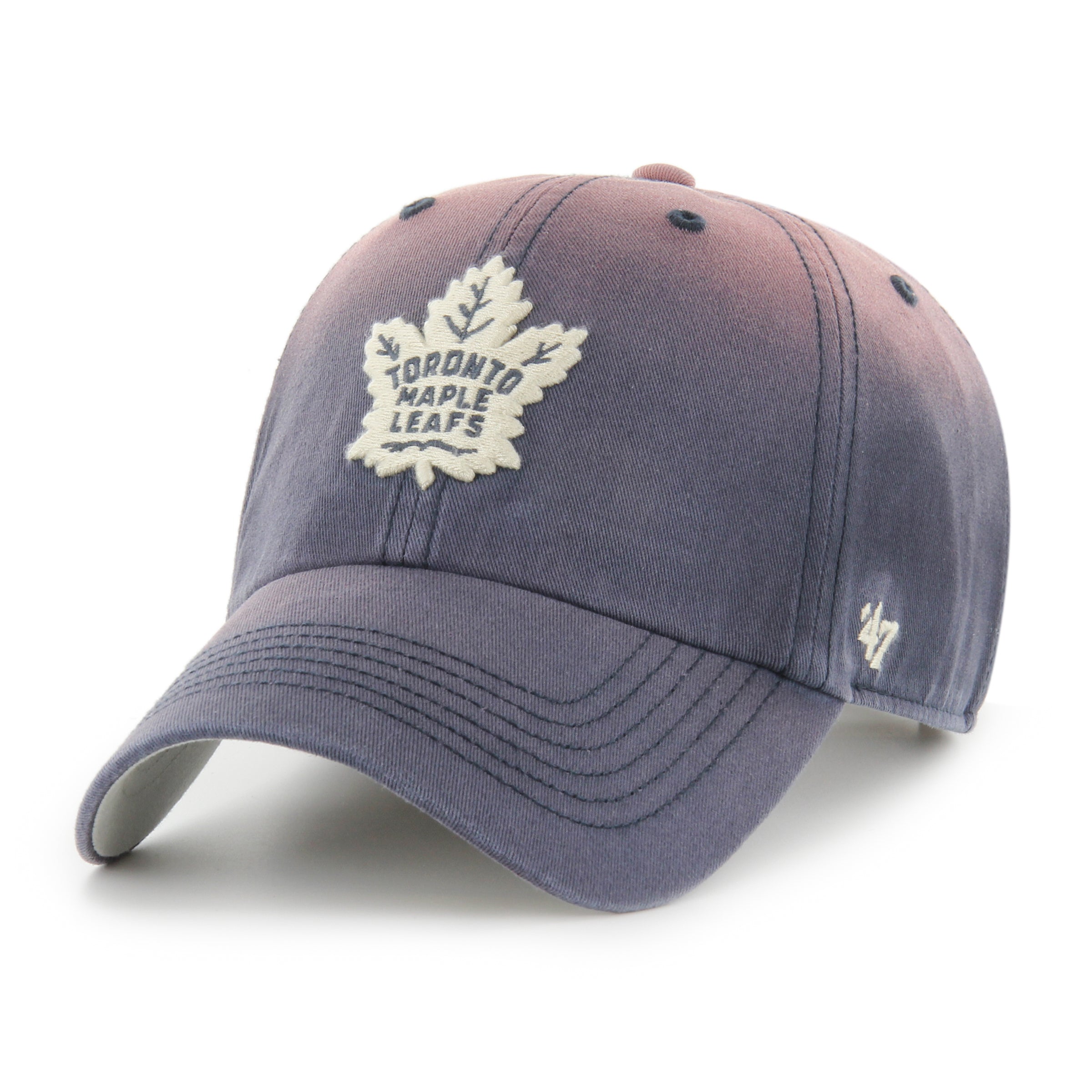 Toronto Maple Leafs NHL 47 Brand Men's Navy Dusted Clean Up Adjustable Hat