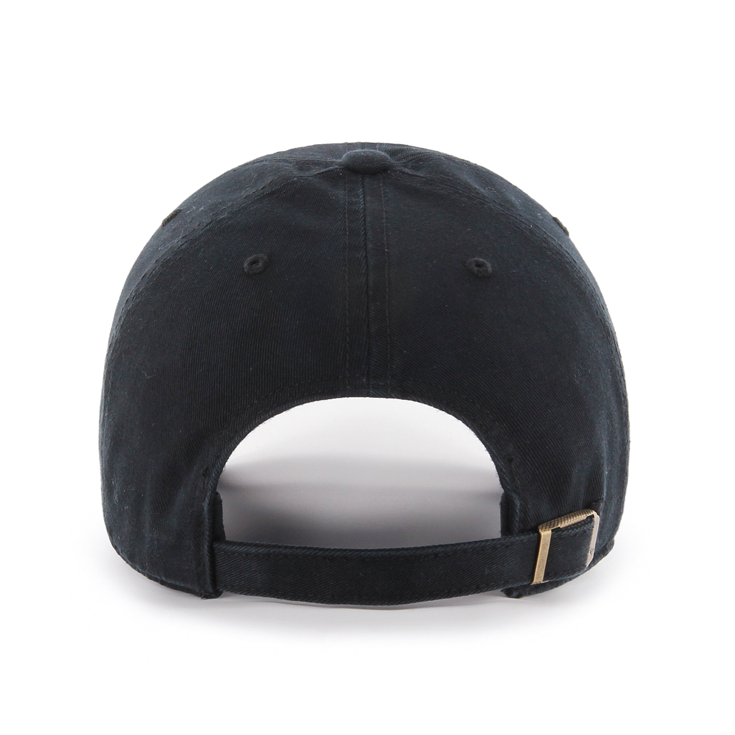Detroit Lions NFL 47 Brand Men's Black On Black Clean up Adjustable Hat