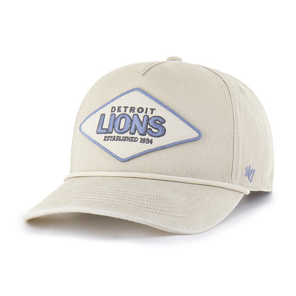 Detroit Lions NFL 47 Brand Men's Beige Cairn Rope Hitch Snapback Hat