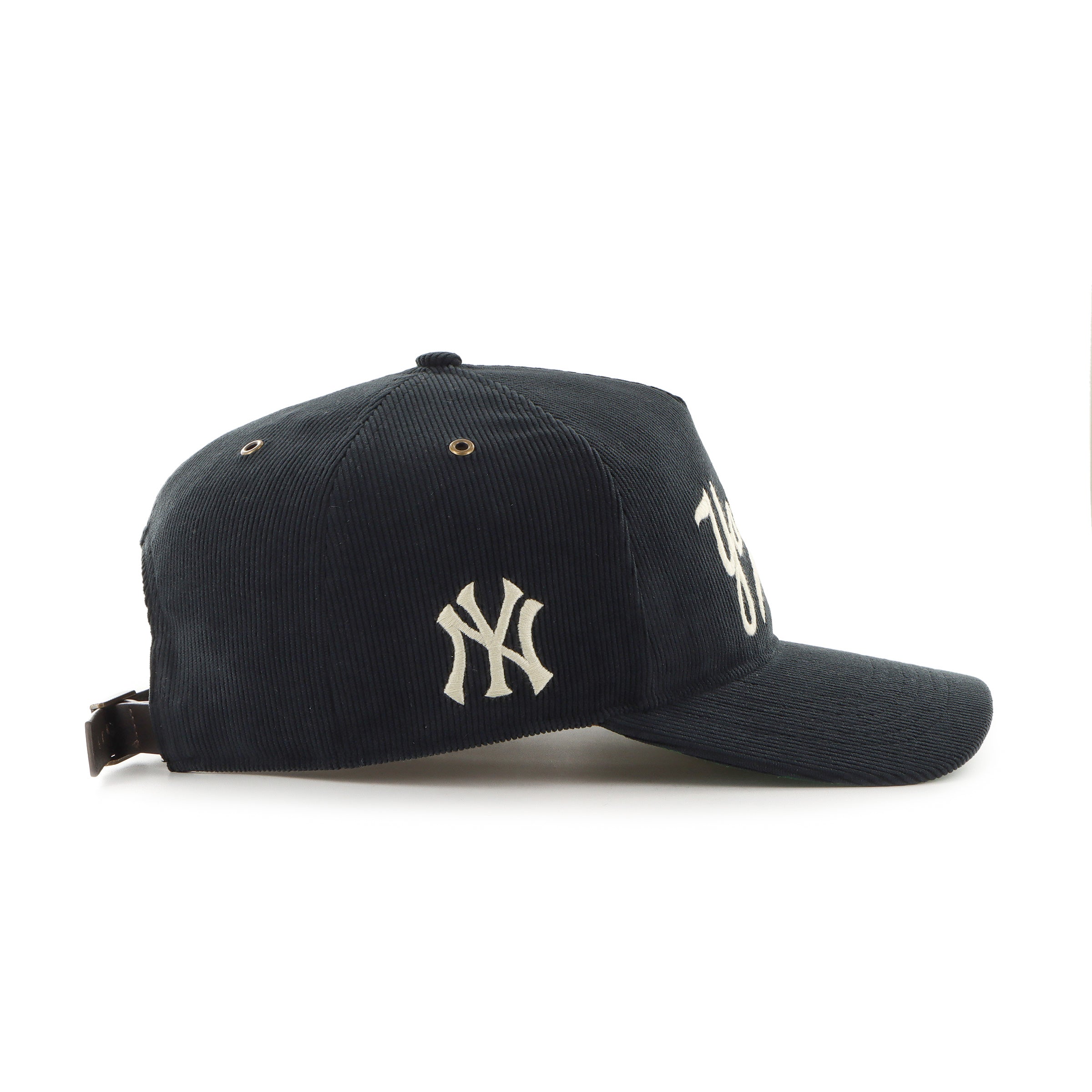 New York Yankees MLB 47 Brand Men's Black Golden Age Cord Hitch Adjustable Hat
