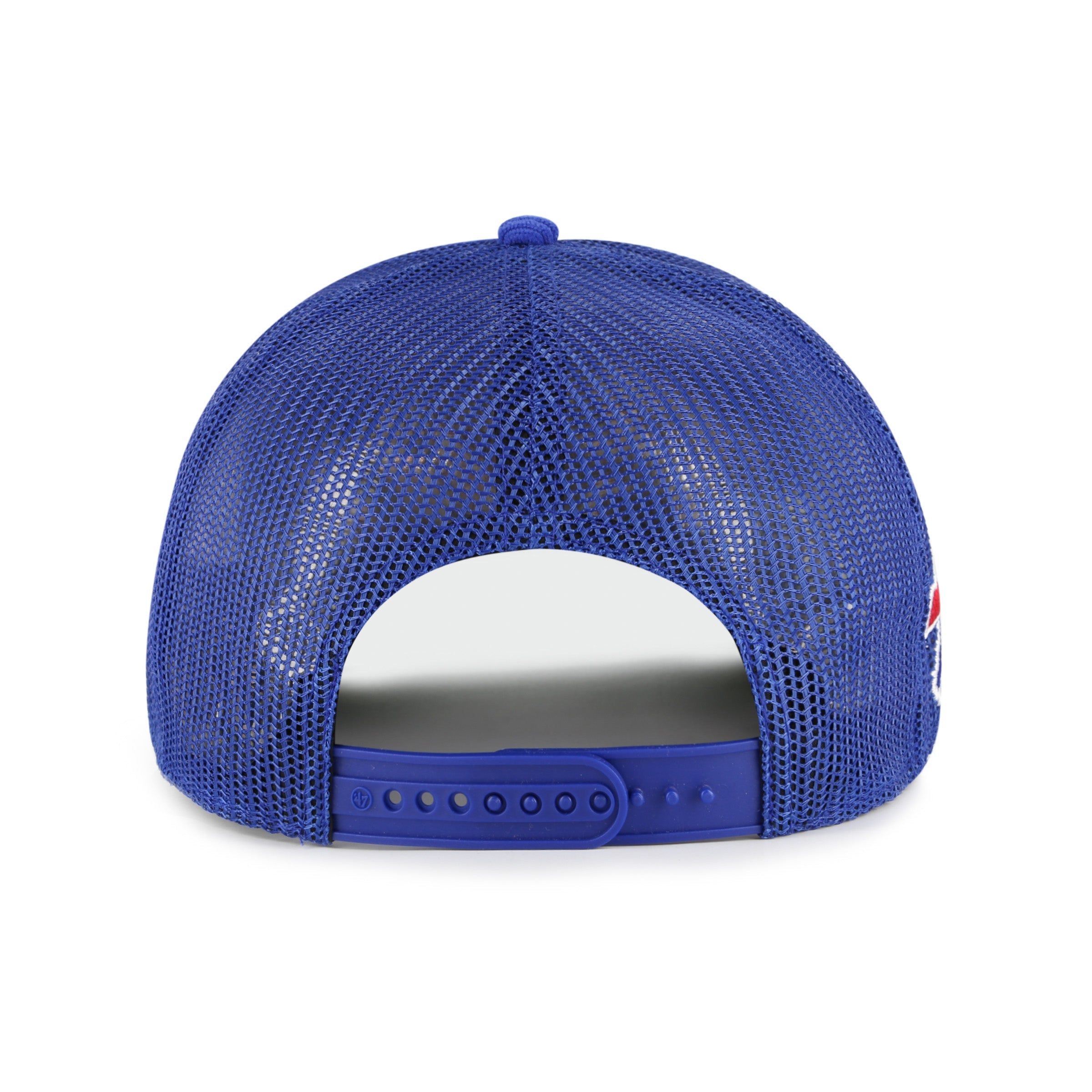 Buffalo Bills NFL 47 Brand Men's Royal Double Header Mesh Hitch Snapback