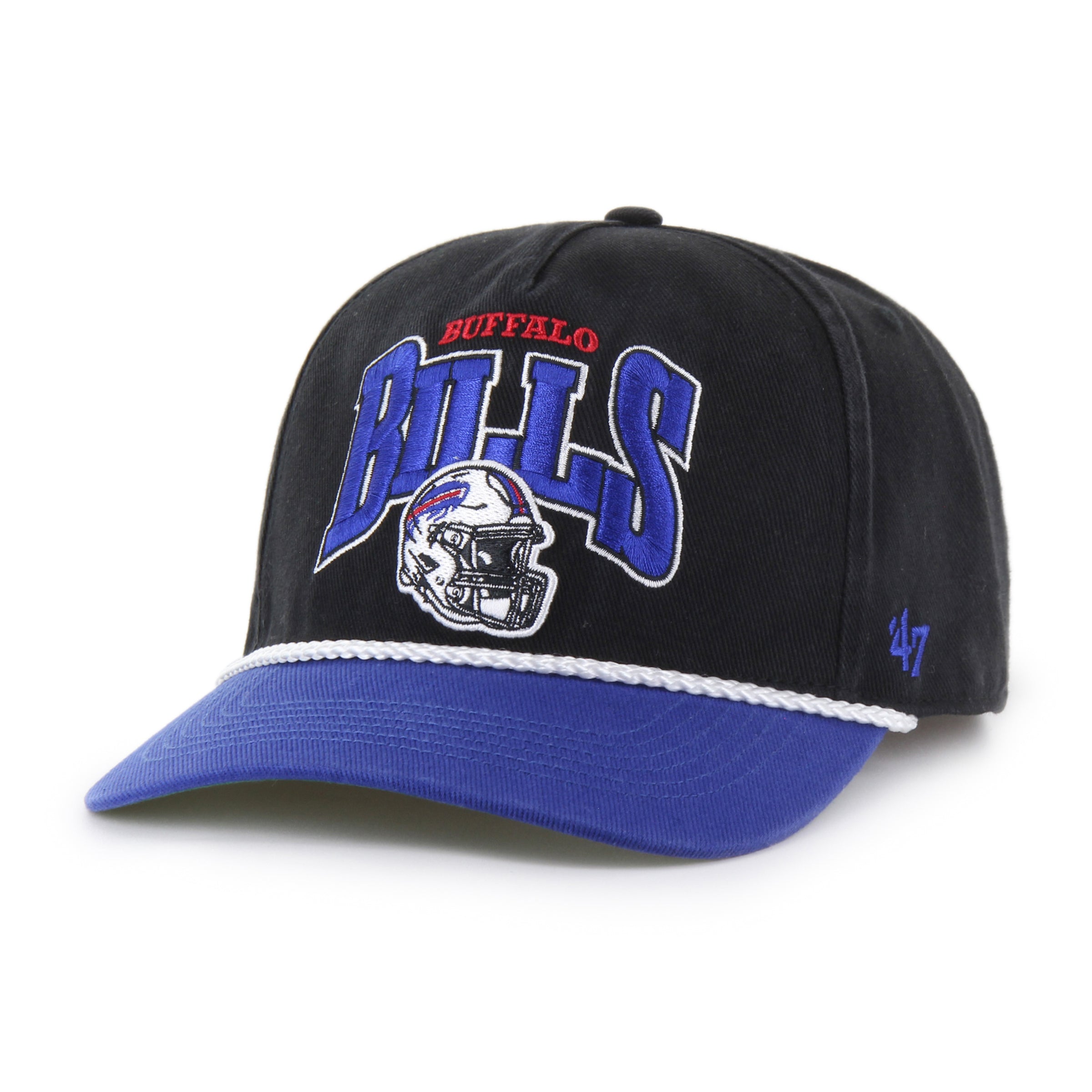 Buffalo Bills NFL 47 Brand Men's Black Palermo Hitch Snapback Hat