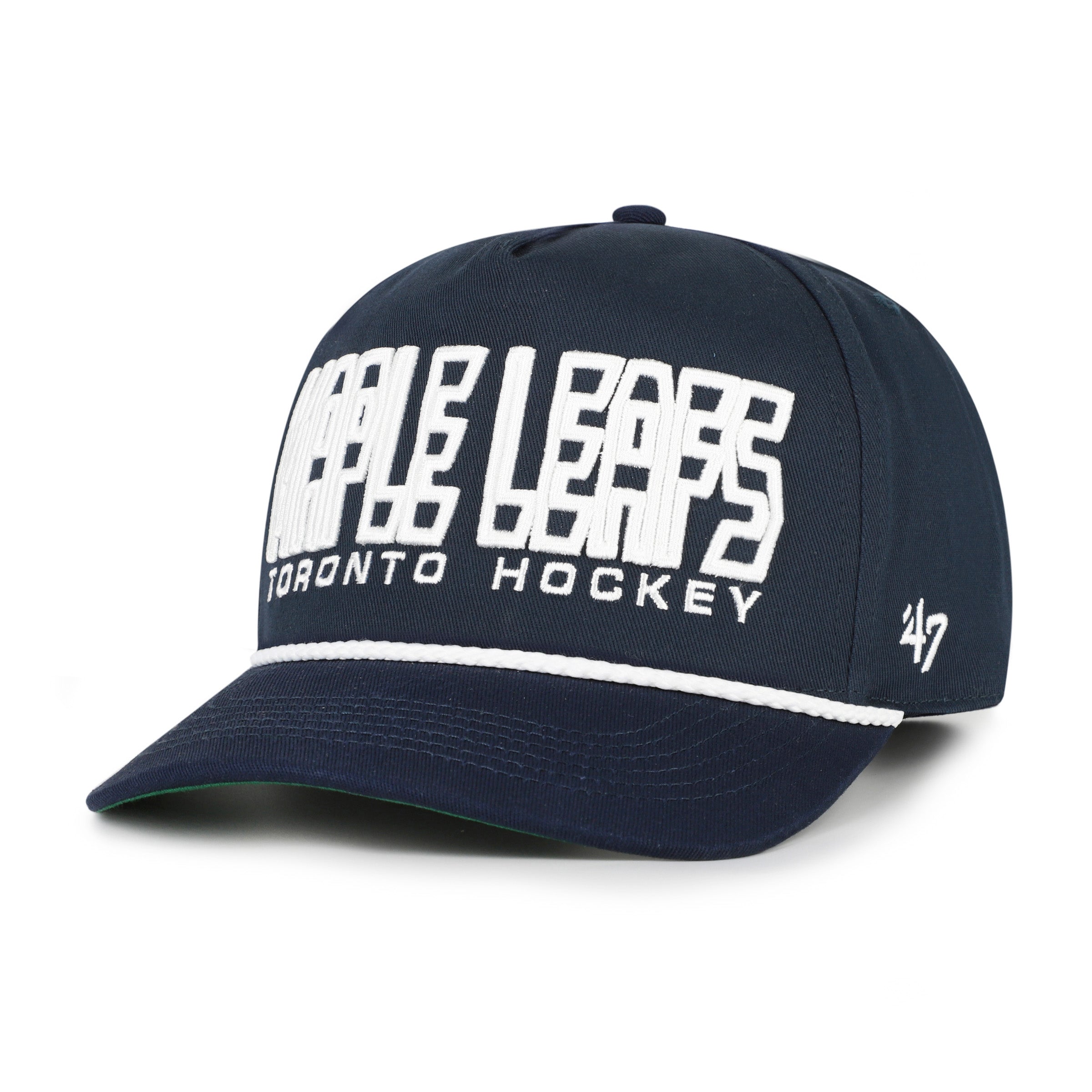 Toronto Maple Leafs NHL 47 Brand Men's Navy Byline Hitch Snapback Hat