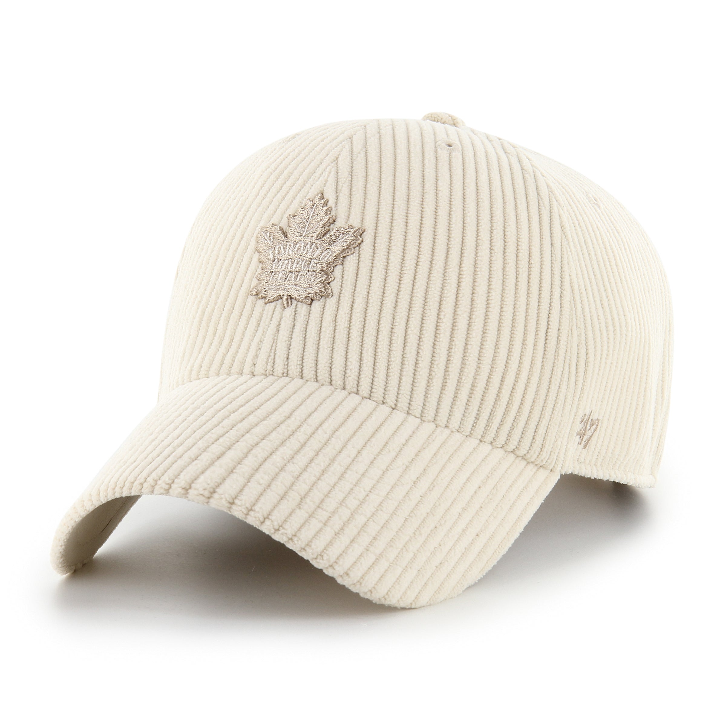 Toronto Maple Leafs NHL 47 Brand Women's Beige Mellow Clean up Adjustable Hat