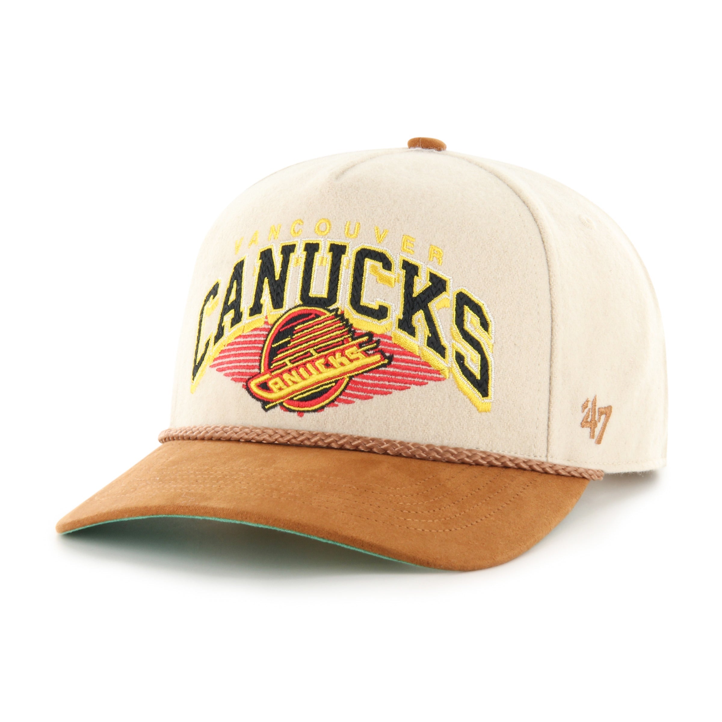 Vancouver Canucks NHL 47 Brand Men's Pomona Wool Rope Hitch Snapback Hat